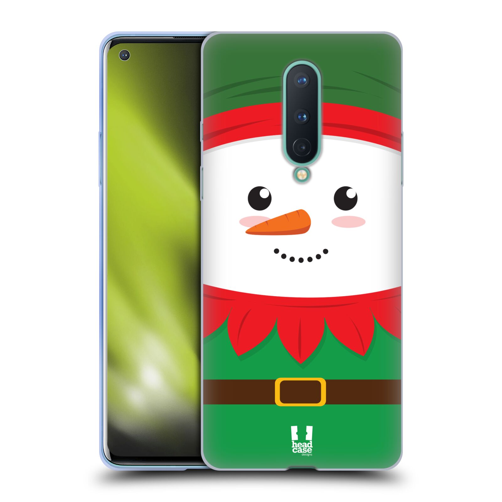 FUNDA HEAD CASE DESIGNS MR SNOWMAN GEL SUAVE PARA TELÉFONOS GOOGLE ONEPLUS - Imagen 10 de 13