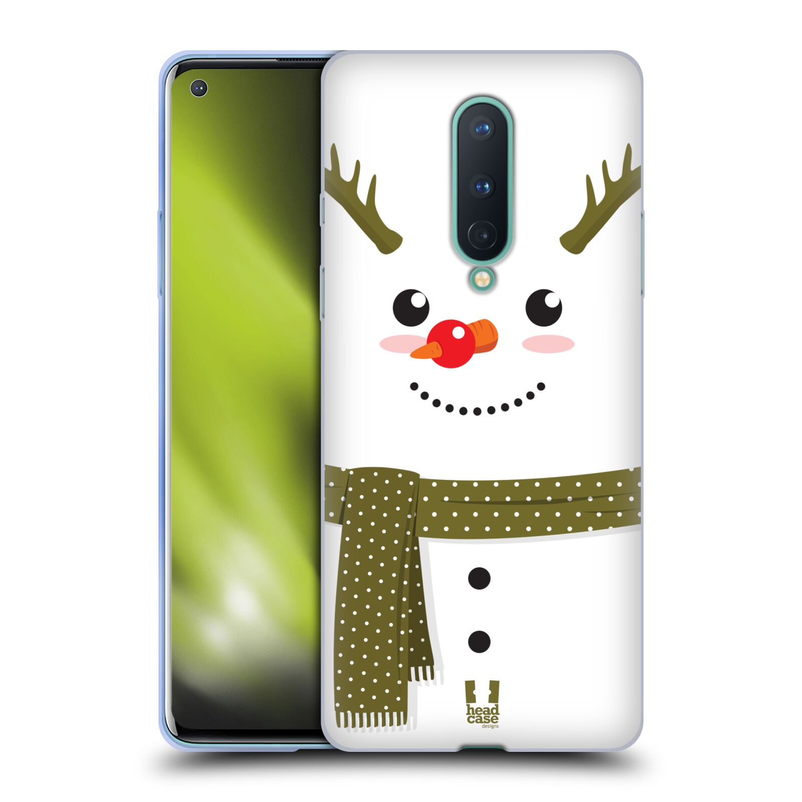 FUNDA HEAD CASE DESIGNS MR SNOWMAN GEL SUAVE PARA TELÉFONOS GOOGLE ONEPLUS - Imagen 12 de 13
