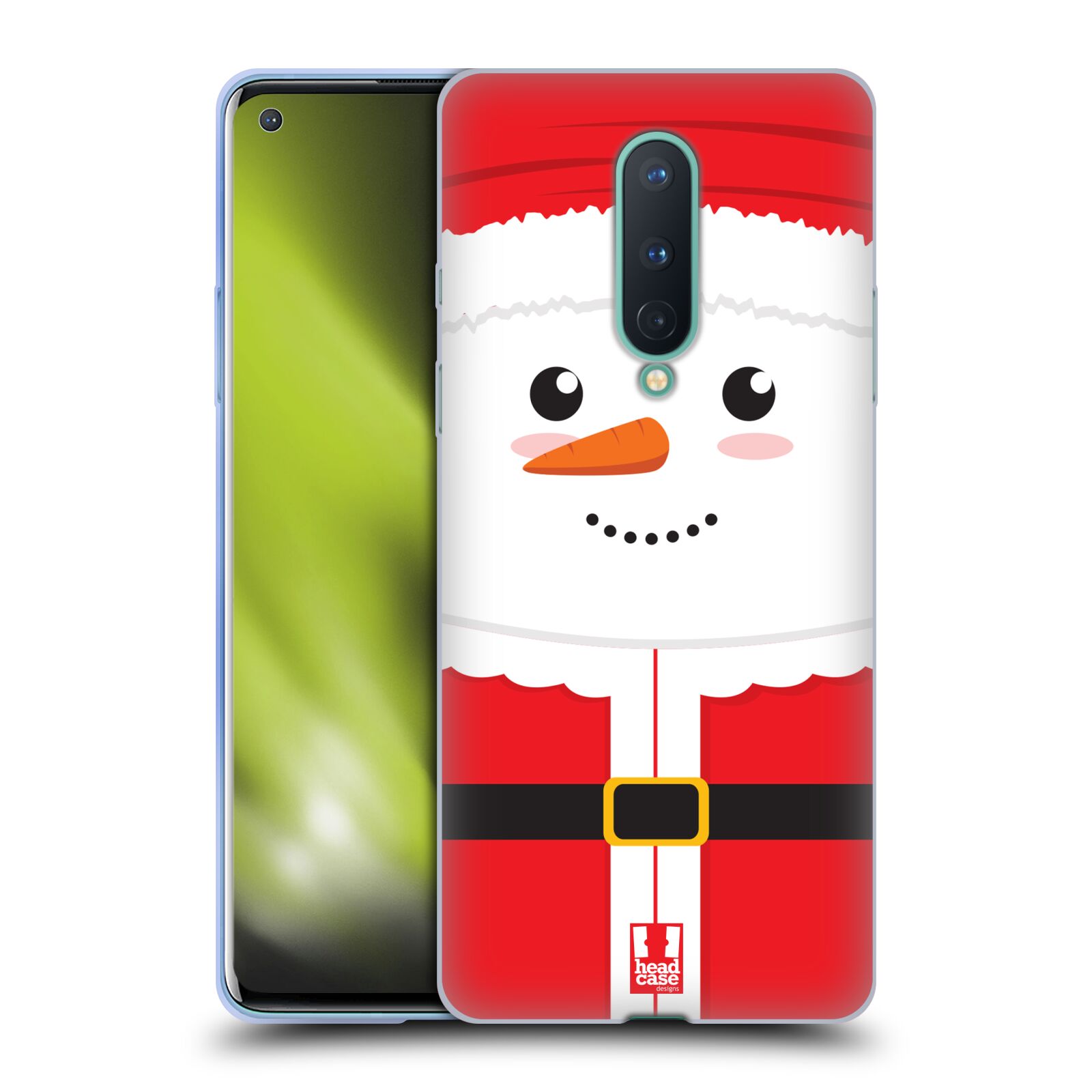 FUNDA HEAD CASE DESIGNS MR SNOWMAN GEL SUAVE PARA TELÉFONOS GOOGLE ONEPLUS - Imagen 13 de 13