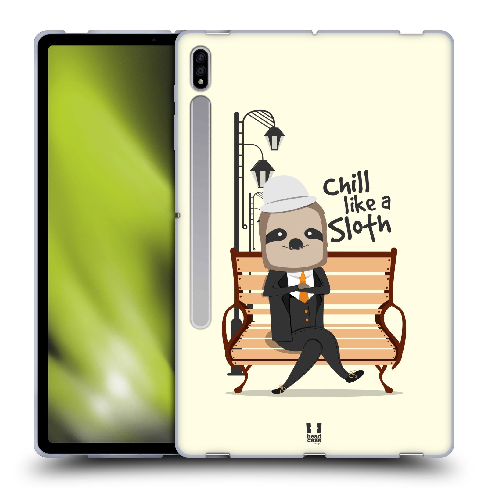 HEAD CASE DESIGNS MR. SLOTH SOFT GEL CASE FOR SAMSUNG TABLETS 1 - Picture 8 of 12