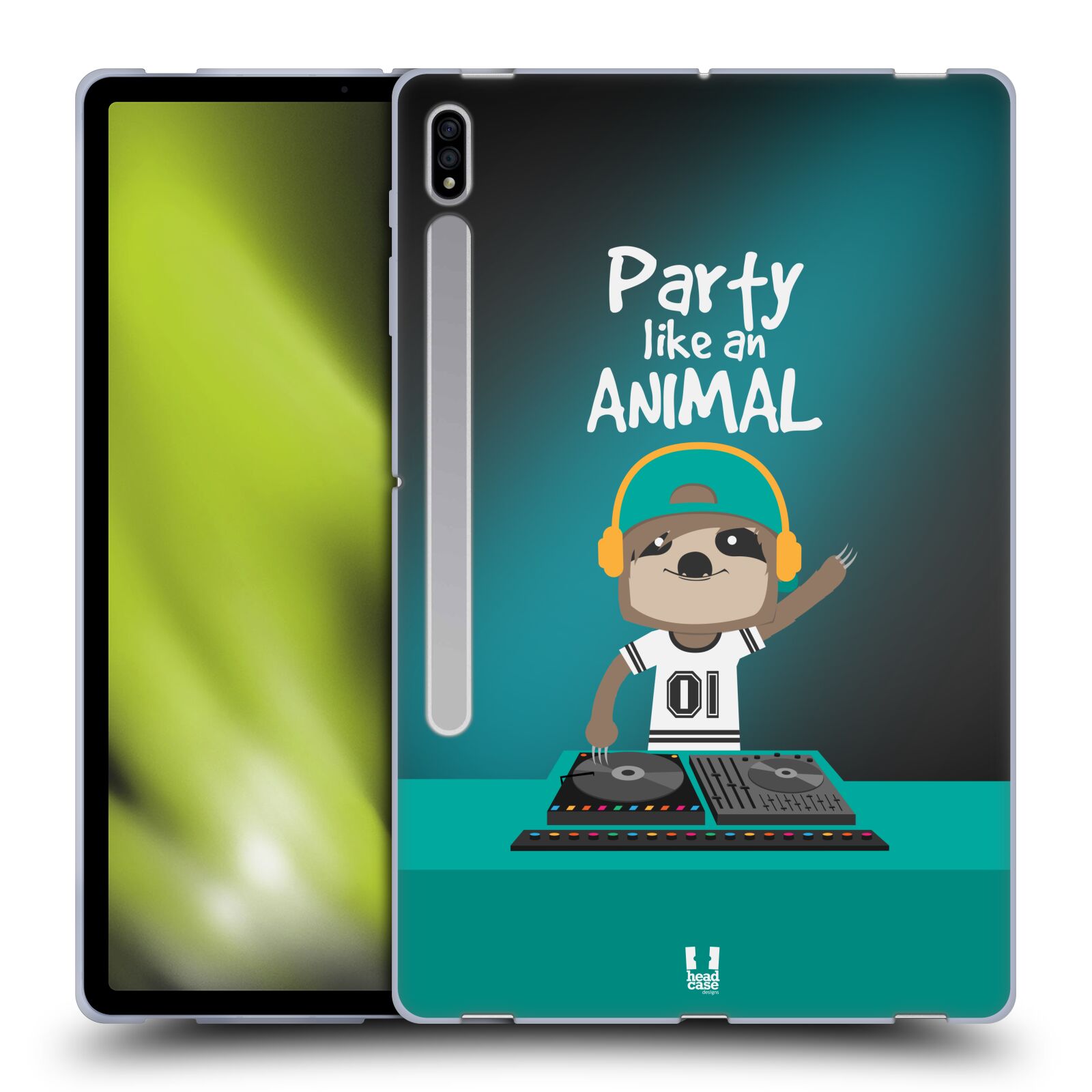 HEAD CASE DESIGNS MR. SLOTH SOFT GEL CASE FOR SAMSUNG TABLETS 1 - Picture 9 of 12