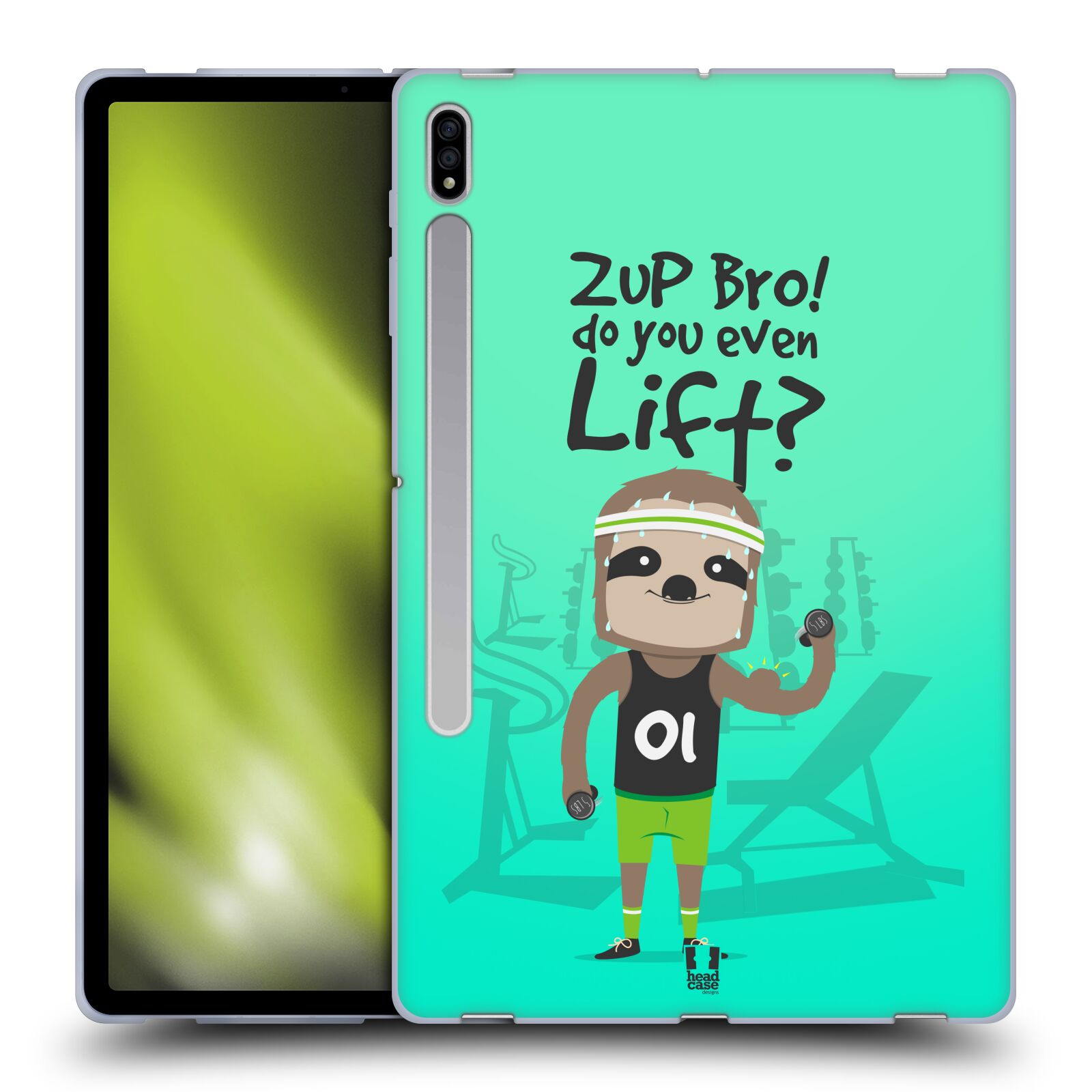 HEAD CASE DESIGNS MR. SLOTH SOFT GEL CASE FOR SAMSUNG TABLETS 1 - Picture 10 of 12