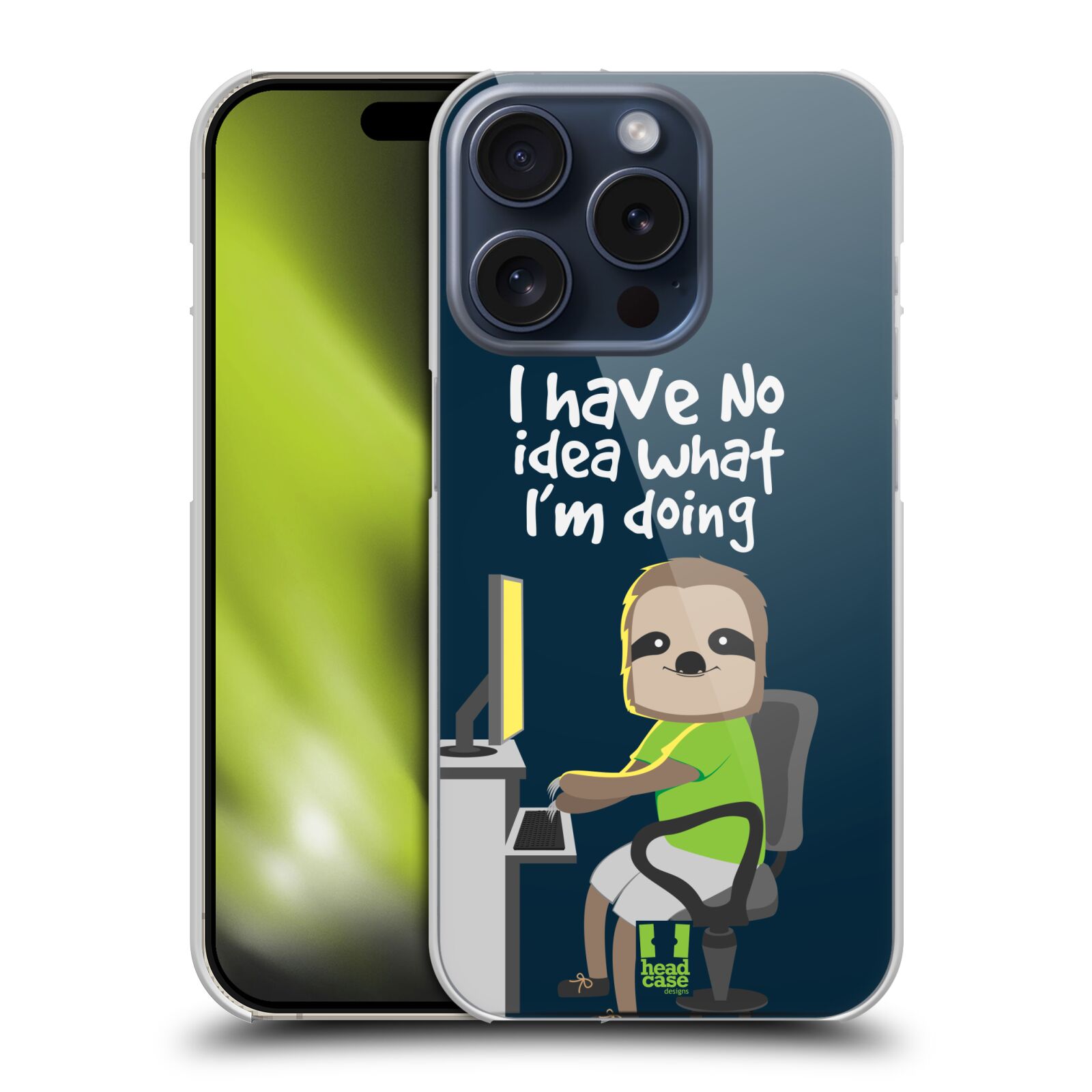 HEAD CASE DESIGNS MR. SLOTH HARD BACK CASE FOR APPLE iPHONE PHONES - Picture 11 of 12