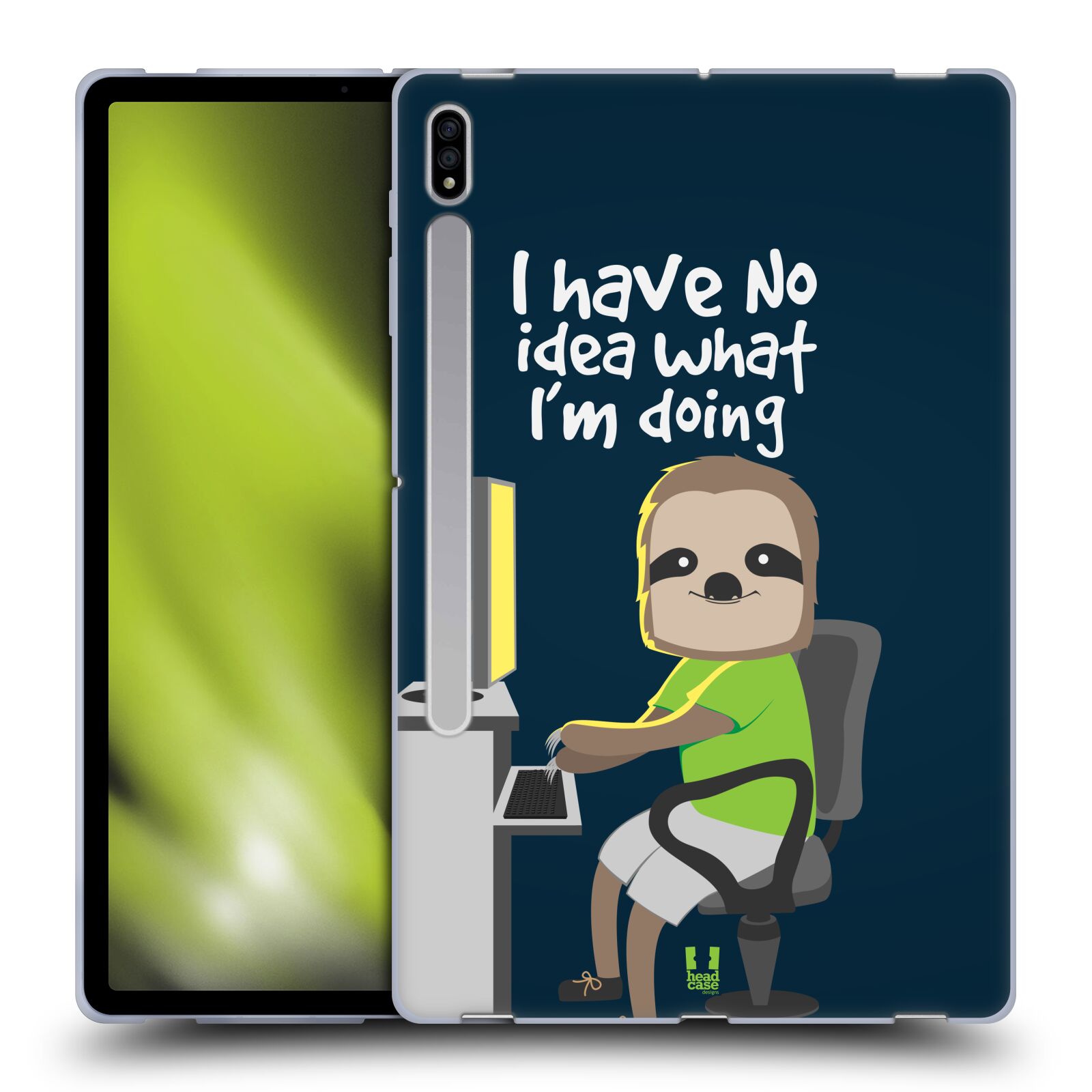 HEAD CASE DESIGNS MR. SLOTH SOFT GEL CASE FOR SAMSUNG TABLETS 1 - Picture 11 of 12