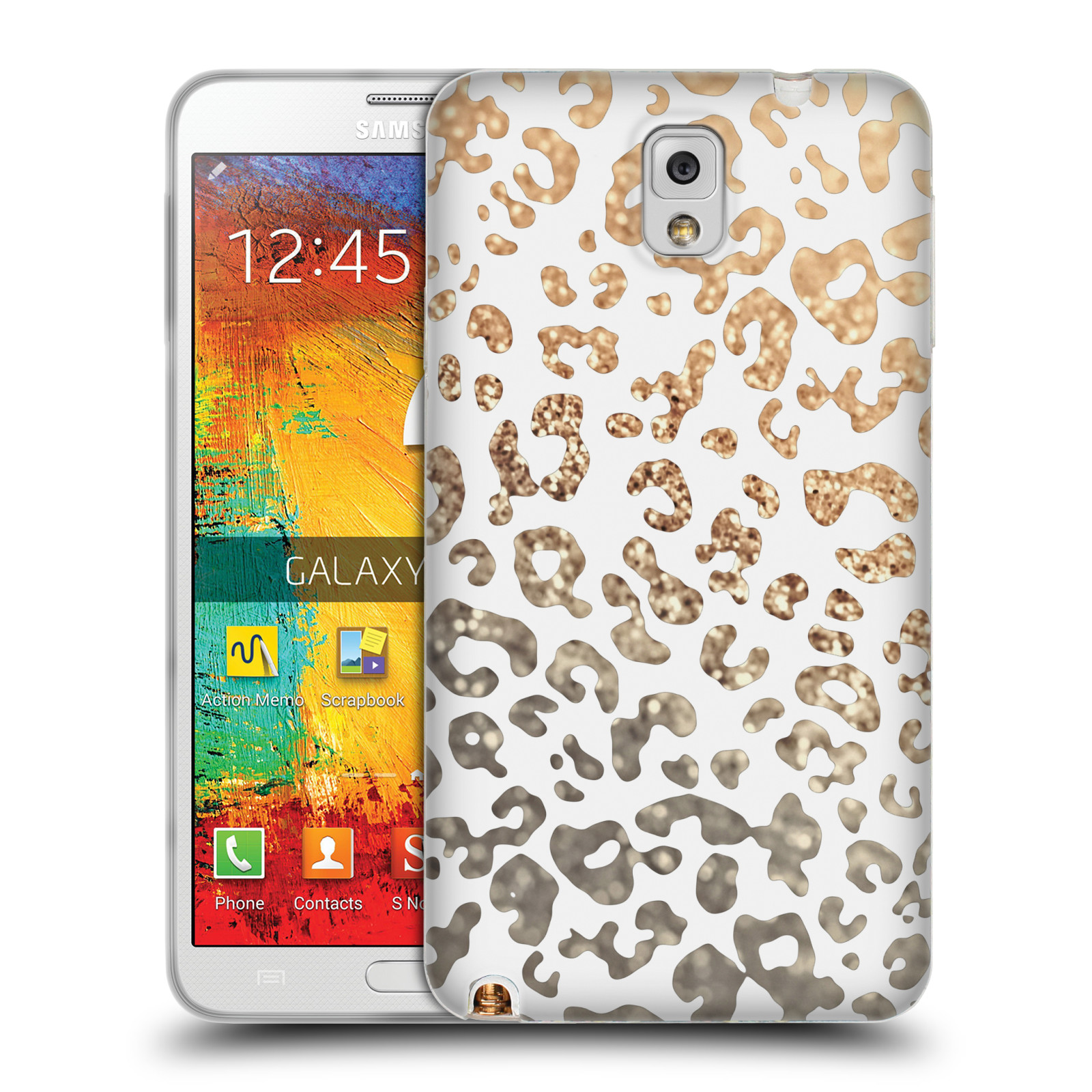 MONIKA STRIGEL ANIMAL PRINT GLITTER SOFT GEL CASE FOR SAMSUNG PHONES 2 - Picture 8 of 12