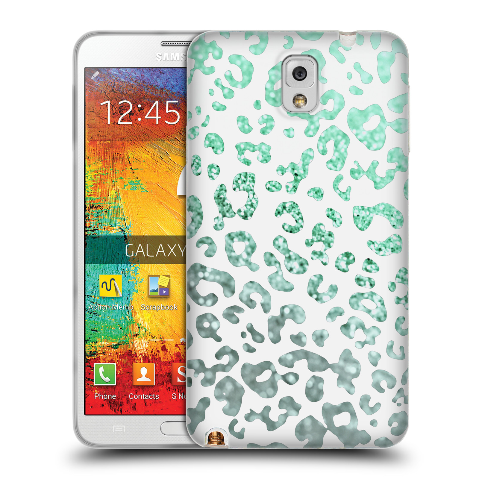 MONIKA STRIGEL ANIMAL PRINT GLITTER SOFT GEL CASE FOR SAMSUNG PHONES 2 - Picture 9 of 12