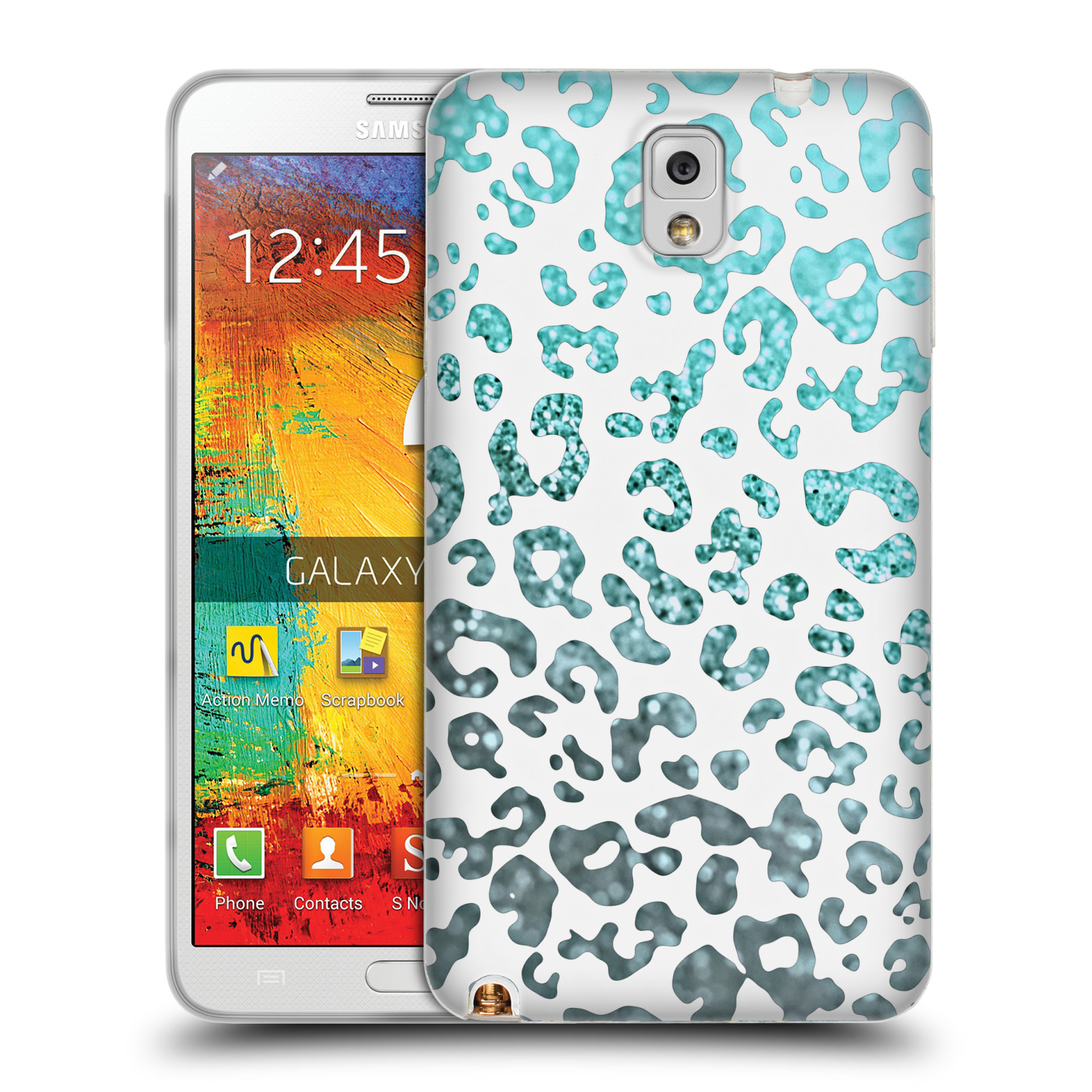 MONIKA STRIGEL ANIMAL PRINT GLITTER SOFT GEL CASE FOR SAMSUNG PHONES 2 - Picture 10 of 12