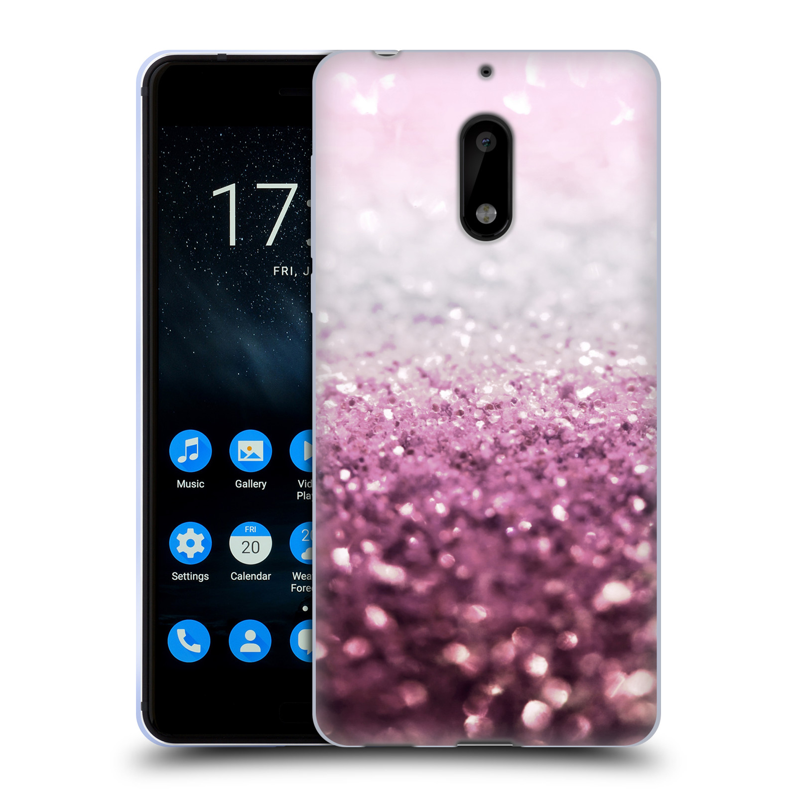OFFICIAL MONIKA STRIGEL FROZEN GLITTER GEL CASE FOR NOKIA PHONES 1 - Picture 9 of 14