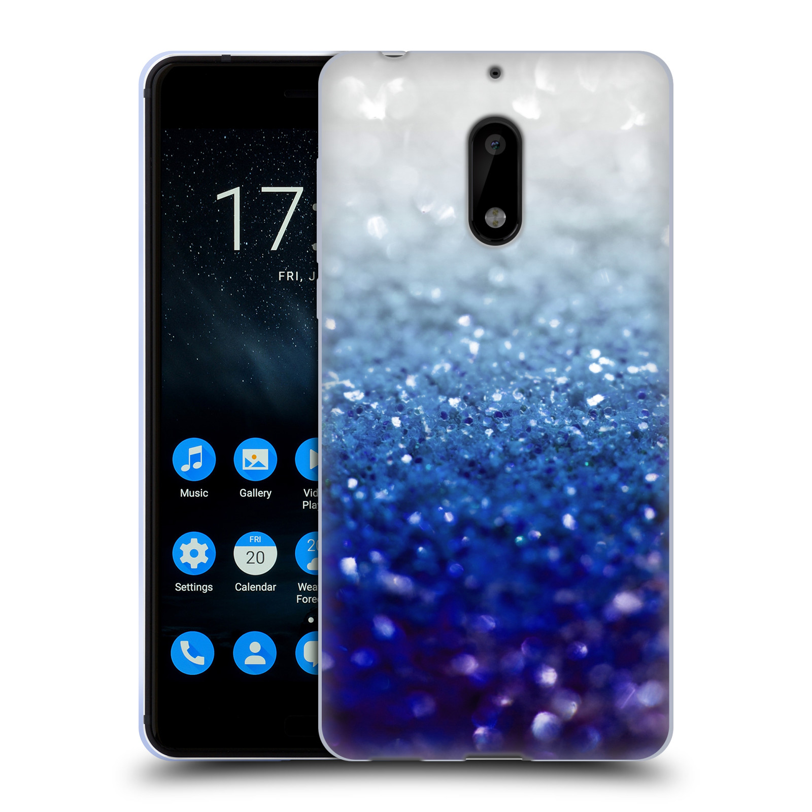 OFFICIAL MONIKA STRIGEL FROZEN GLITTER GEL CASE FOR NOKIA PHONES 1 - Picture 13 of 14