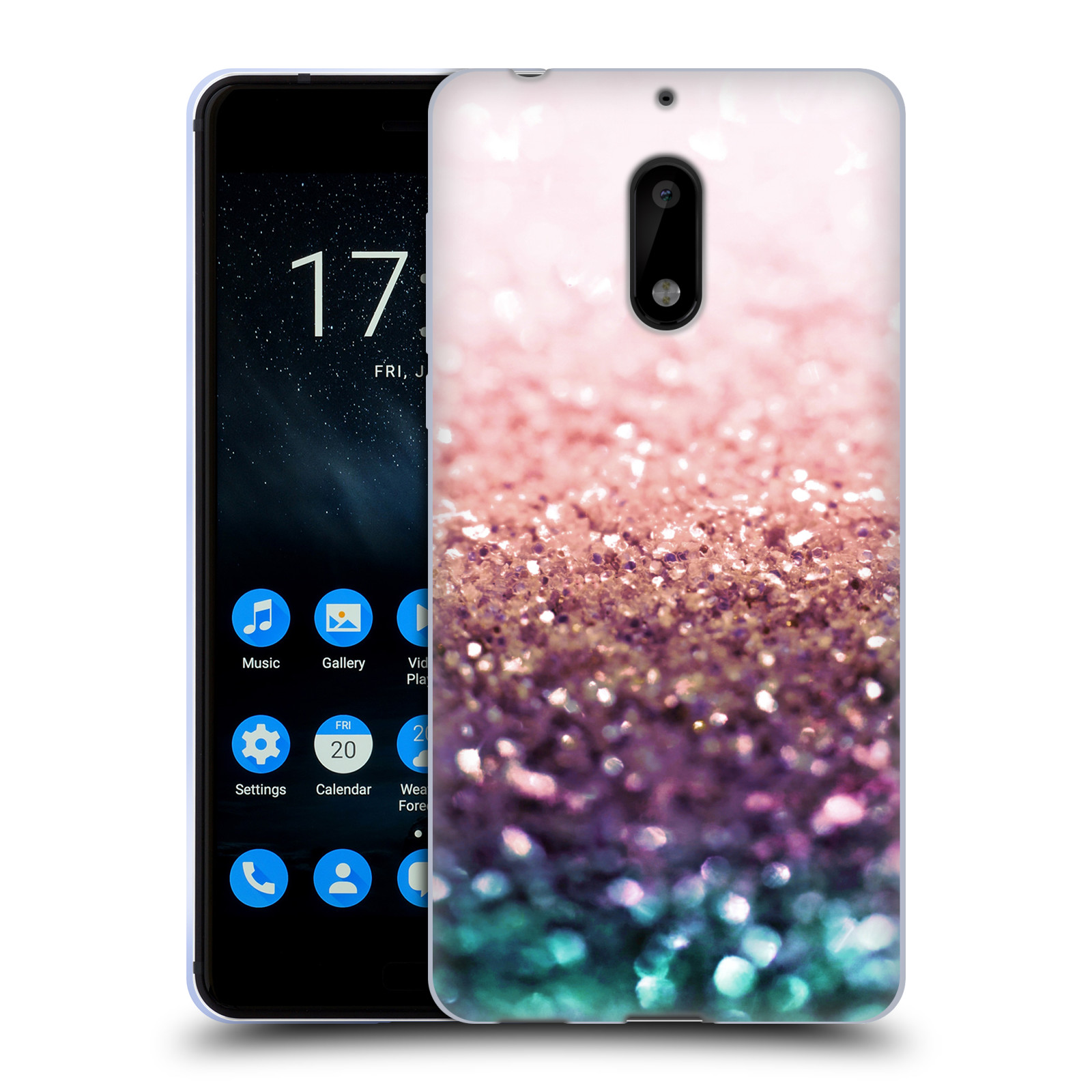 OFFICIAL MONIKA STRIGEL FROZEN GLITTER GEL CASE FOR NOKIA PHONES 1 - Picture 12 of 14