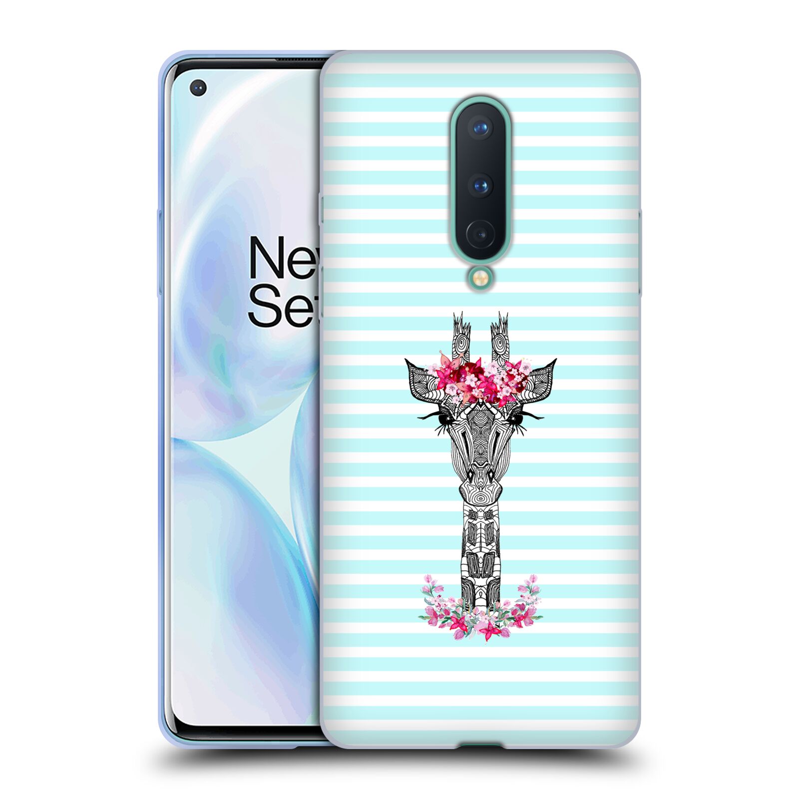 OFFICIAL MONIKA STRIGEL GIRAFFE AND STRIPES GEL CASE FOR GOOGLE ONEPLUS PHONES