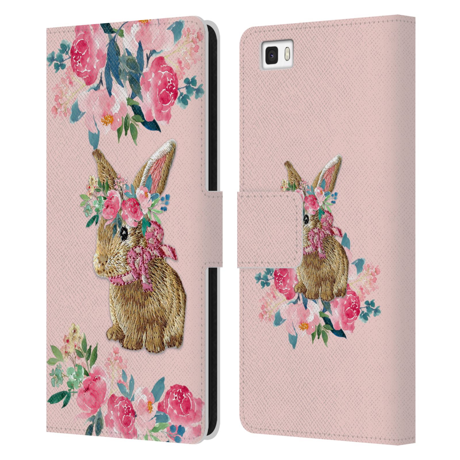 FUNDA OFICIAL MONIKA STRIGEL FLOWER FRIENDS DE CUERO LIBRO PARA TELÉFONOS HUAWEI 2 - Imagen 7 de 7
