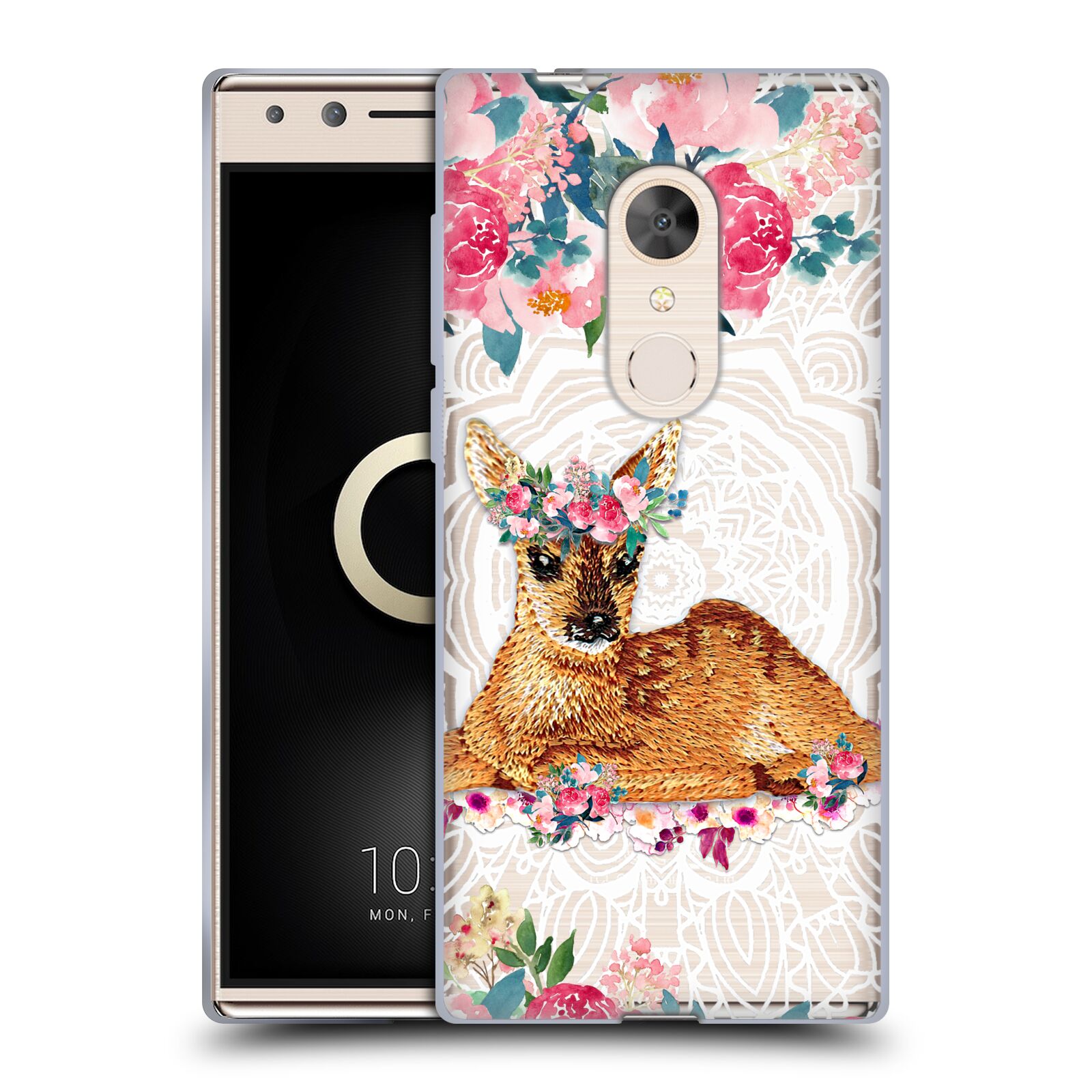 FUNDA OFICIAL MONIKA STRIGEL FLOWER FRIENDS 2 GEL SUAVE PARA TELÉFONOS ALCATEL - Imagen 8 de 8
