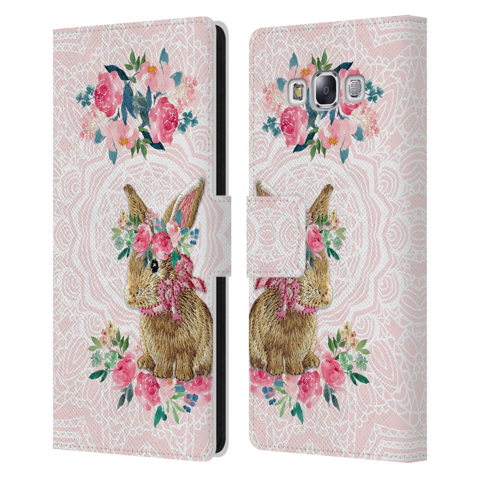 OFFICIAL MONIKA STRIGEL FLOWER FRIENDS 2 LEATHER BOOK CASE FOR SAMSUNG PHONES 3 - Picture 7 of 11