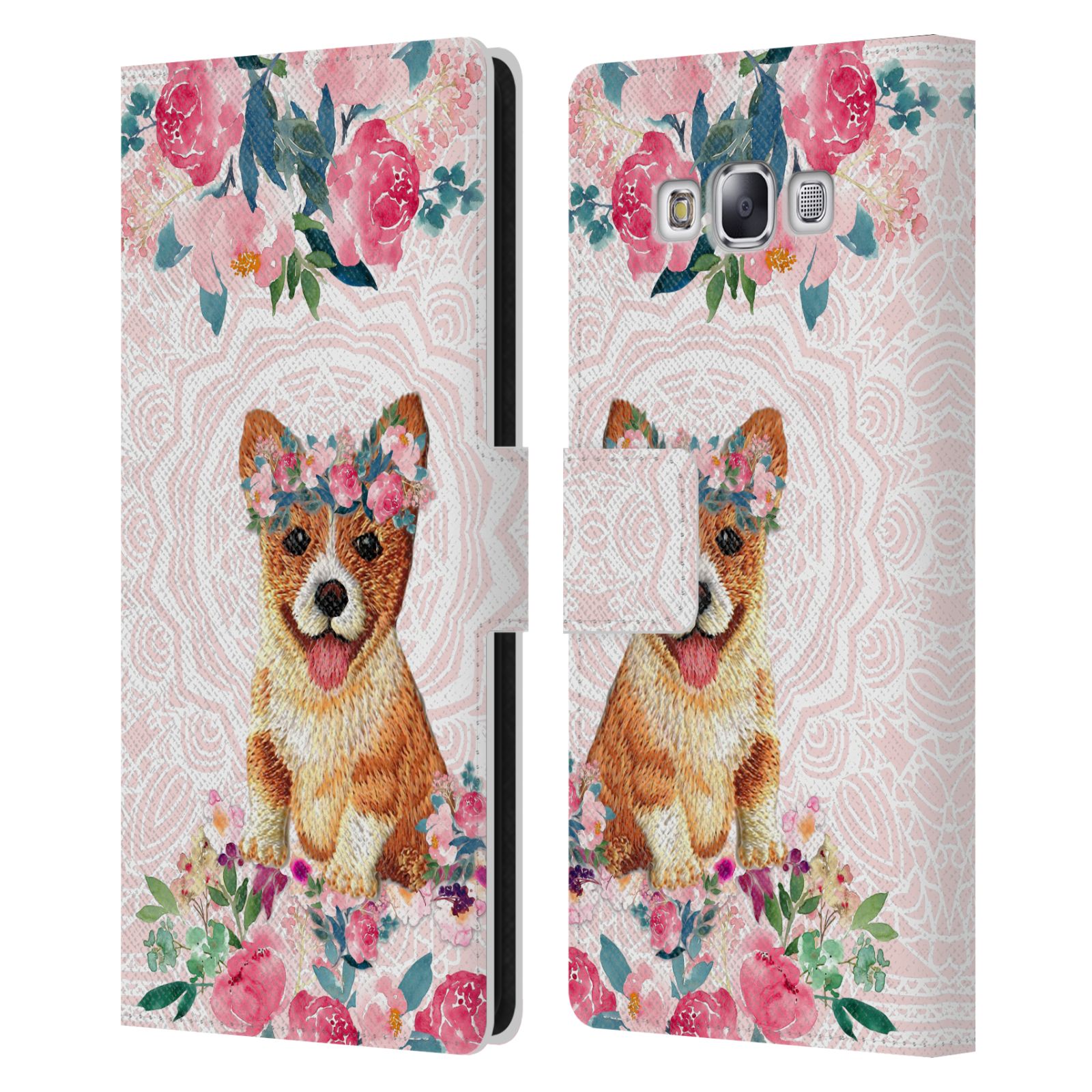 OFFICIAL MONIKA STRIGEL FLOWER FRIENDS 2 LEATHER BOOK CASE FOR SAMSUNG PHONES 3 - Picture 9 of 11