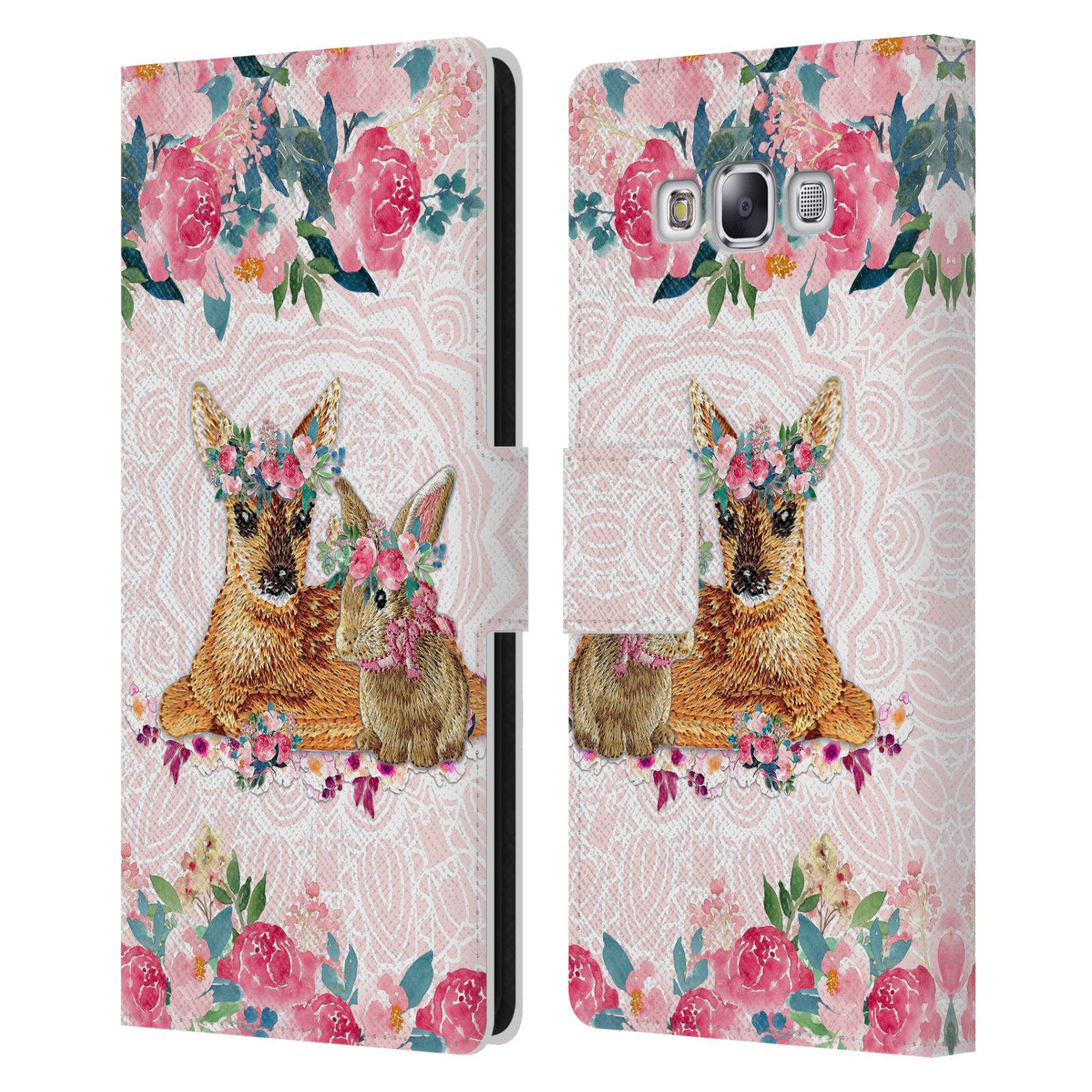 OFFICIAL MONIKA STRIGEL FLOWER FRIENDS 2 LEATHER BOOK CASE FOR SAMSUNG PHONES 3 - Picture 10 of 11