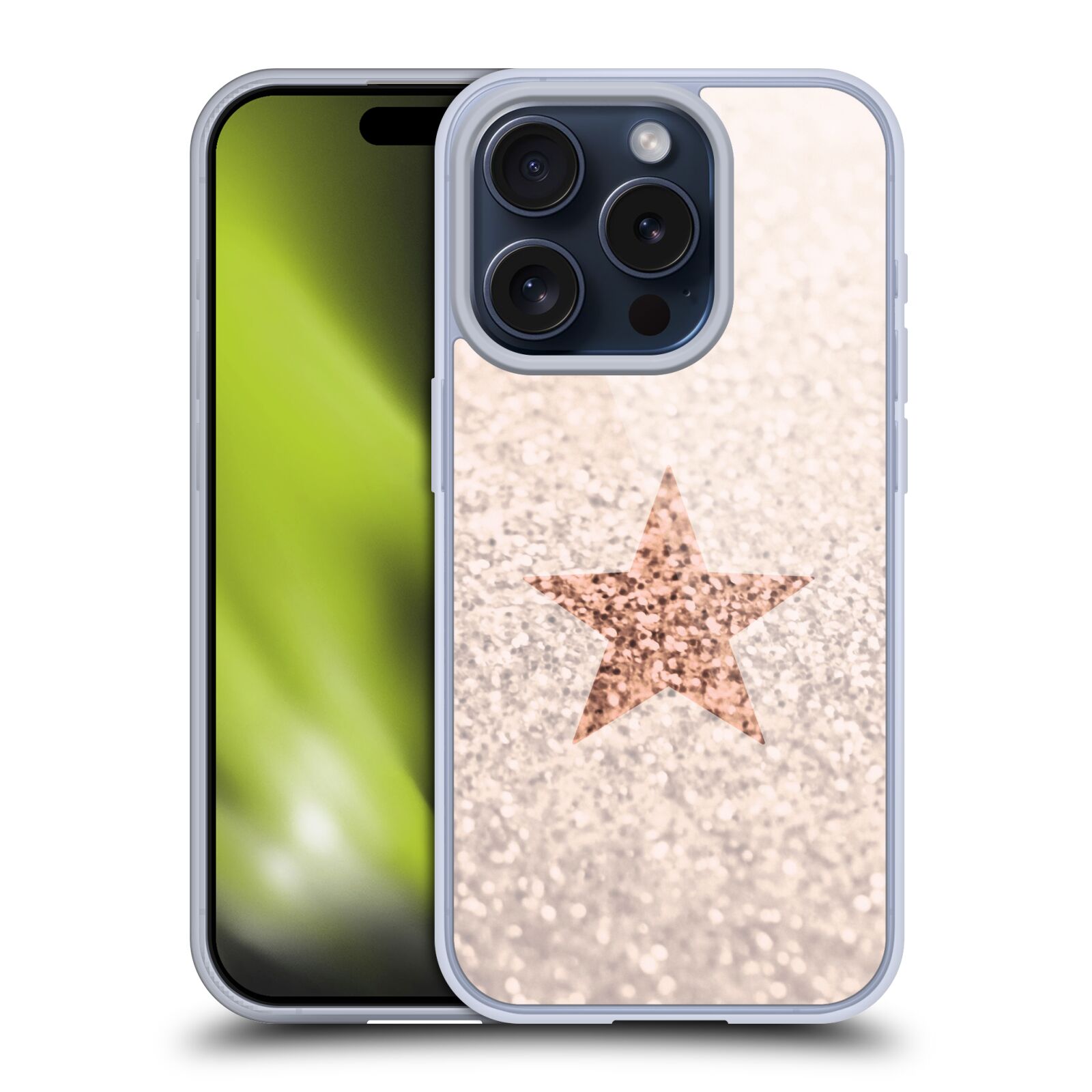 OFFICIAL MONIKA STRIGEL GLITTER STAR PASTEL GEL CASE FOR APPLE iPHONE PHONES - Picture 8 of 14