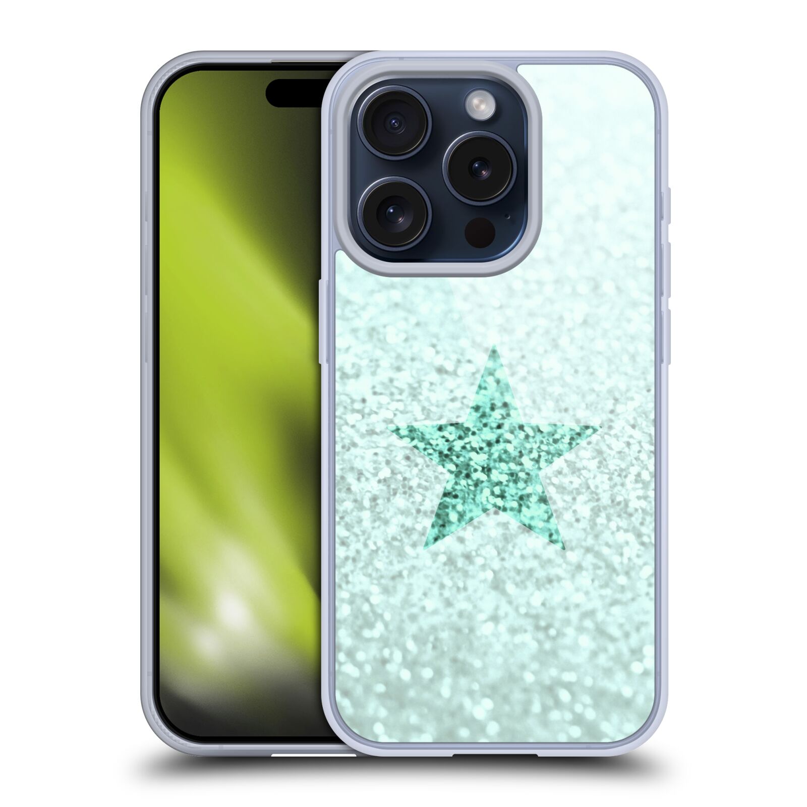 OFFICIAL MONIKA STRIGEL GLITTER STAR PASTEL GEL CASE FOR APPLE iPHONE PHONES - Picture 9 of 14