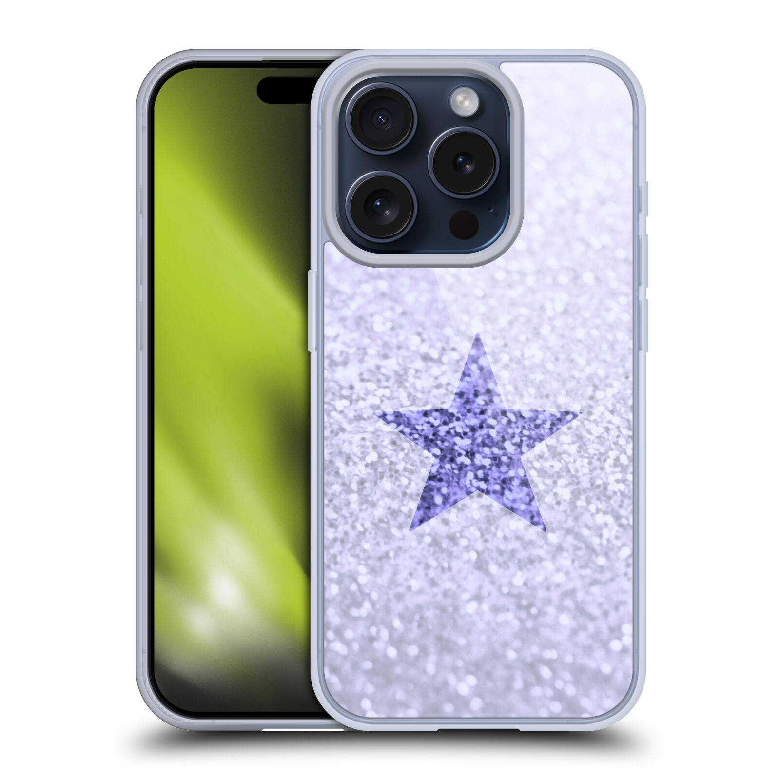 OFFICIAL MONIKA STRIGEL GLITTER STAR PASTEL GEL CASE FOR APPLE iPHONE PHONES - Picture 10 of 14