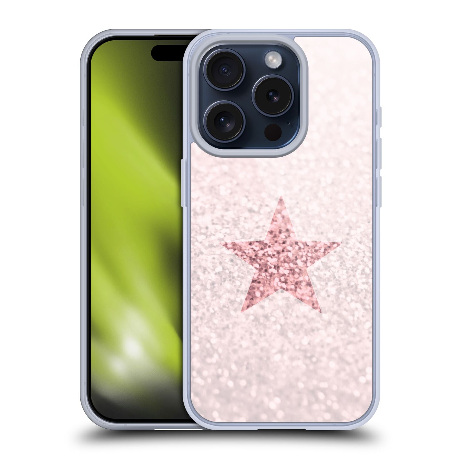 OFFICIAL MONIKA STRIGEL GLITTER STAR PASTEL GEL CASE FOR APPLE iPHONE PHONES - Picture 13 of 14