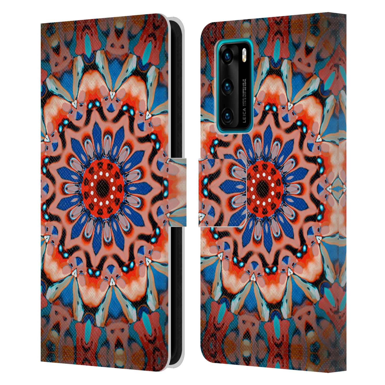 OFFICIAL MONIKA STRIGEL MANDALA LEATHER BOOK WALLET CASE FOR HUAWEI PHONES 4