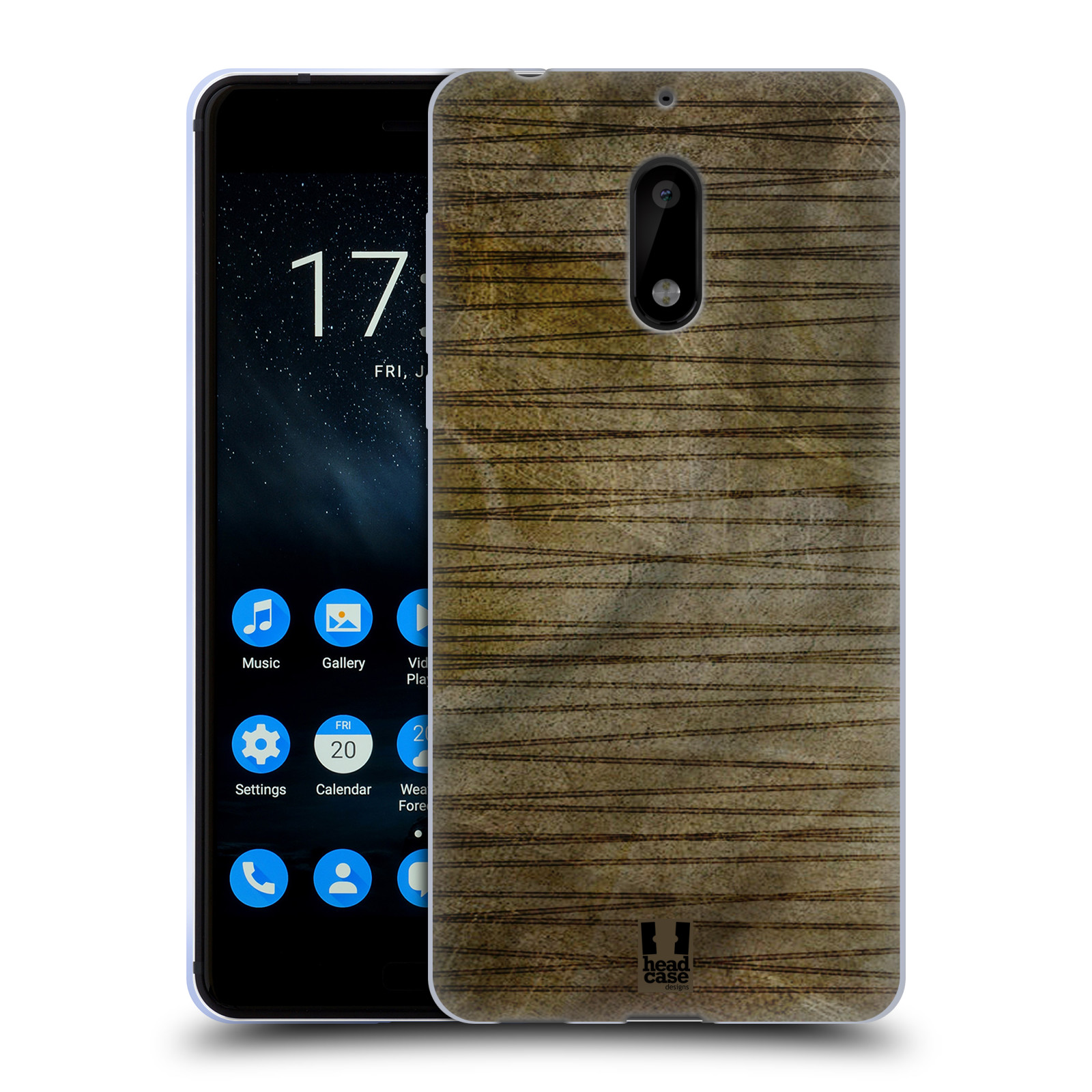 CUSTODIA HEAD CASE DESIGNS MUMMIFIED GEL MORBIDO PER NOKIA PHONES 1 - Foto 8 di 12