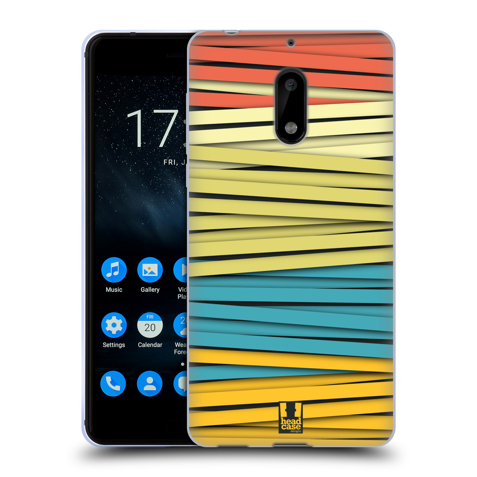 CUSTODIA HEAD CASE DESIGNS MUMMIFIED GEL MORBIDO PER NOKIA PHONES 1 - Foto 9 di 12