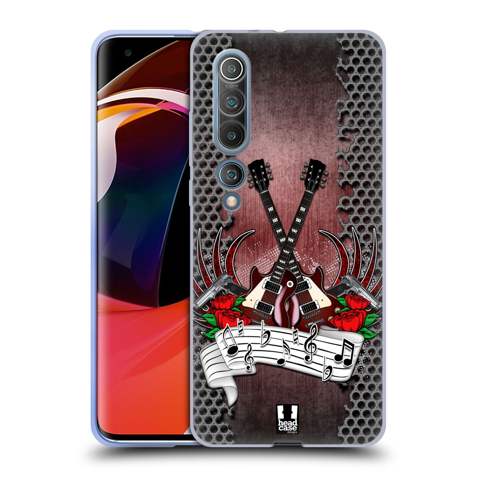 FUNDA HEAD CASE DESIGNS CON DIBUJO DE GEL SUAVE GÉNERO MUSICAL PARA TELÉFONOS XIAOMI - Imagen 12 de 12