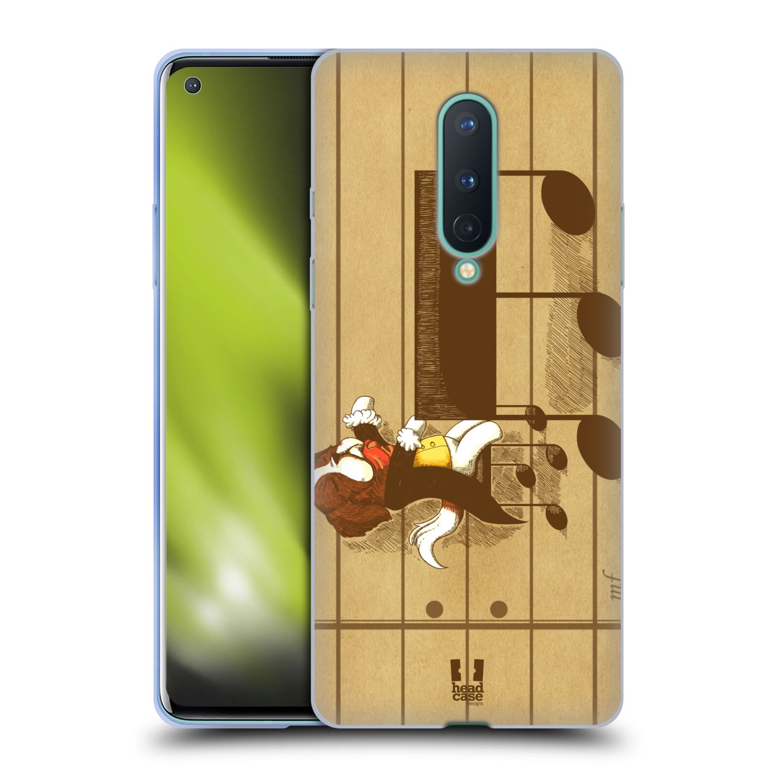 HEAD CASE DESIGNS MUSICAL SCORE SOFT GEL CASE FOR GOOGLE ONEPLUS PHONES