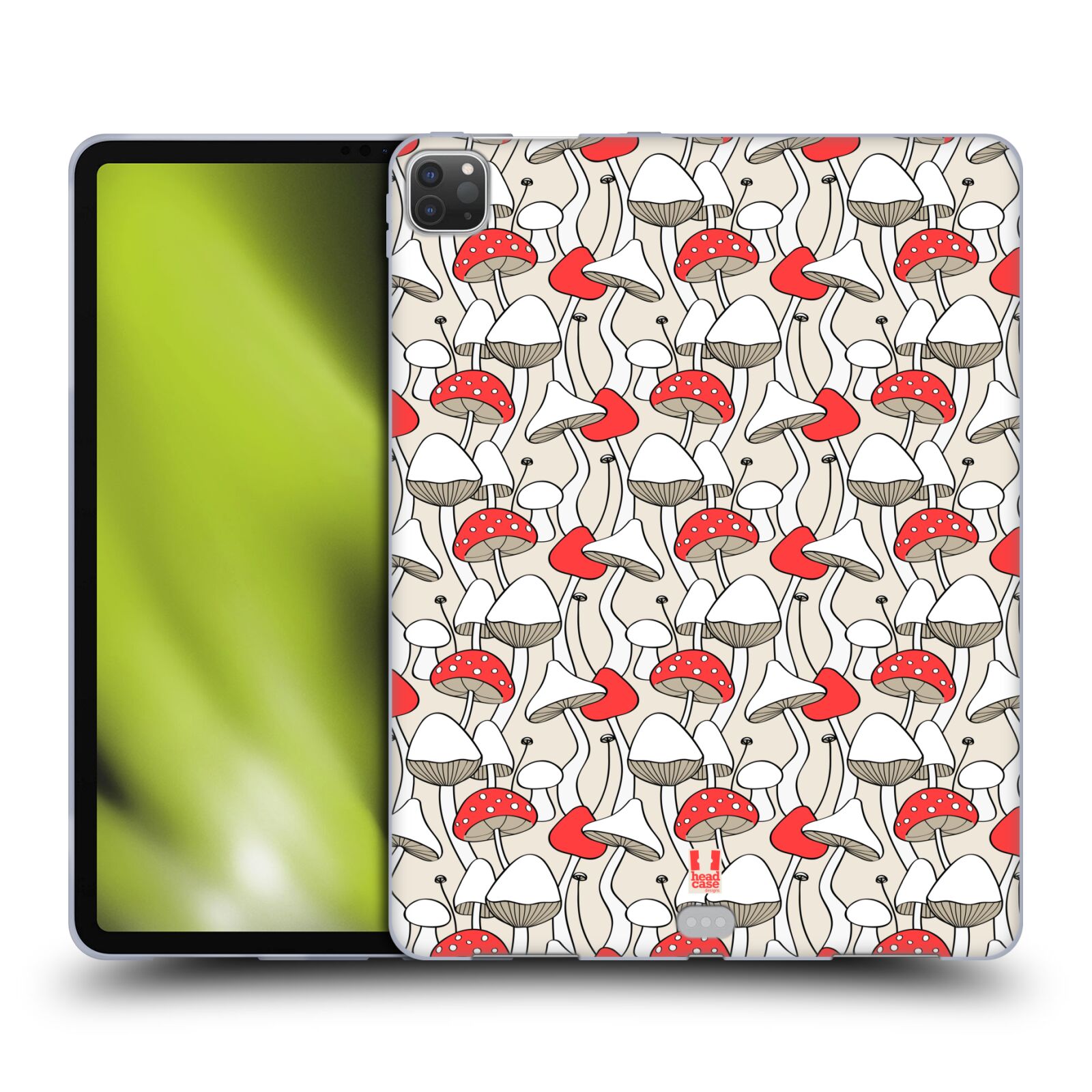FUNDA HEAD CASE DESIGNS CON BROTES DE HONGO SUAVE GEL PARA SAMSUNG KINDLE APPLE - Imagen 8 de 10
