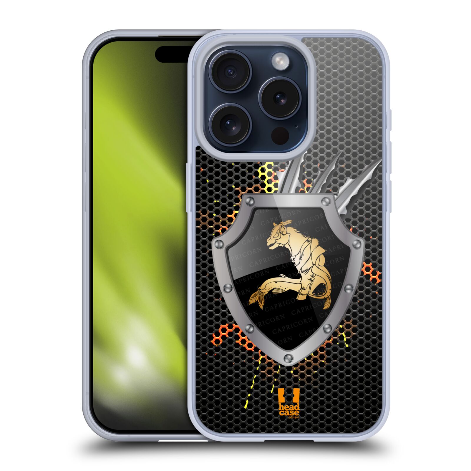 HEAD CASE DESIGNS METAL ZODIAC SOFT GEL CASE FOR APPLE iPHONE PHONES - Picture 11 of 15