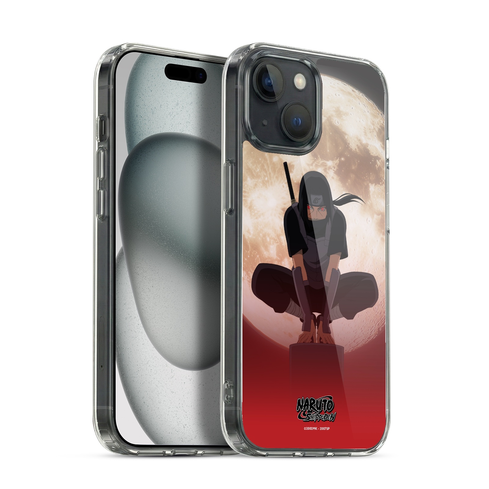 Itachi Uchiha Moon Hybrid MagSafe Case for iPhone 15