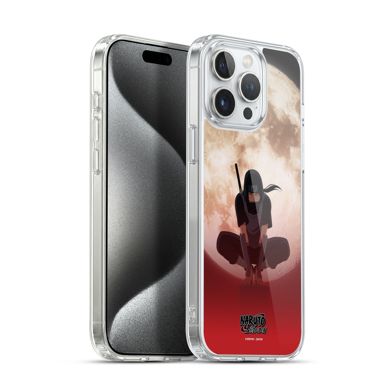 Itachi Uchiha Moon Hybrid MagSafe Case for iPhone 15 Pro Max