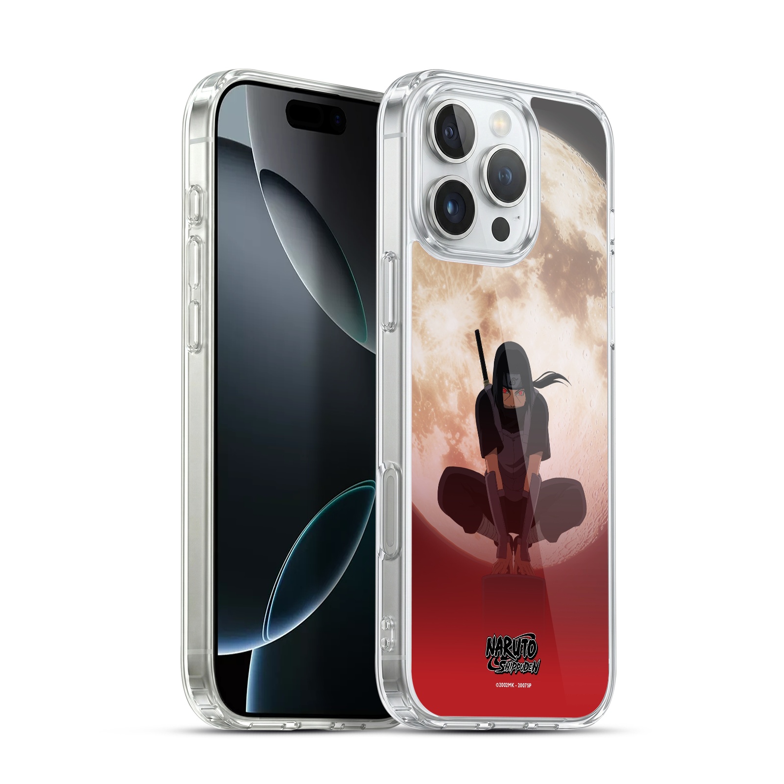 Itachi Uchiha Moon Hybrid MagSafe Case for iPhone 16 Pro Max