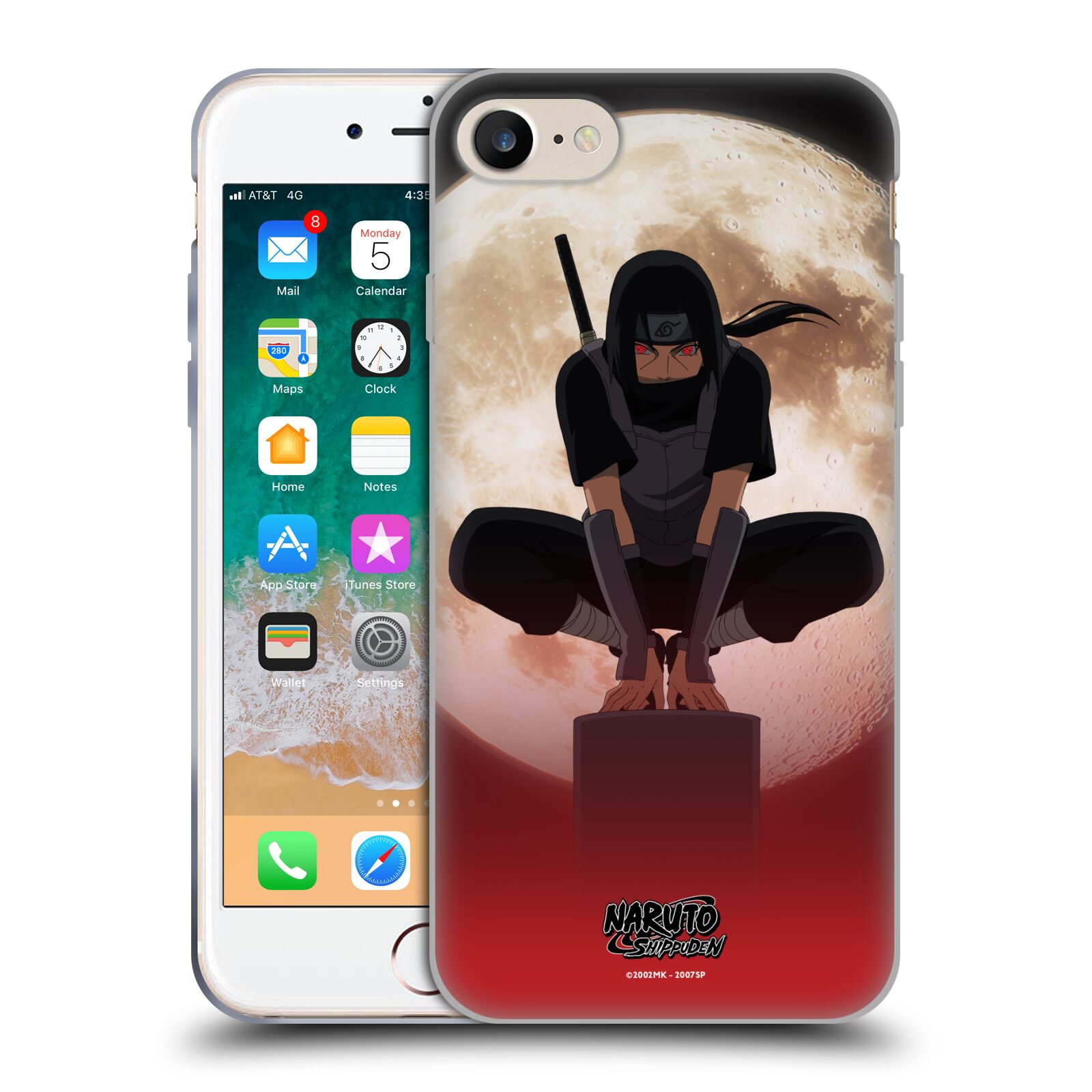 Itachi Uchiha Moon Hybrid MagSafe Case for iPhone 7 / 8 / SE (2020, 2022)