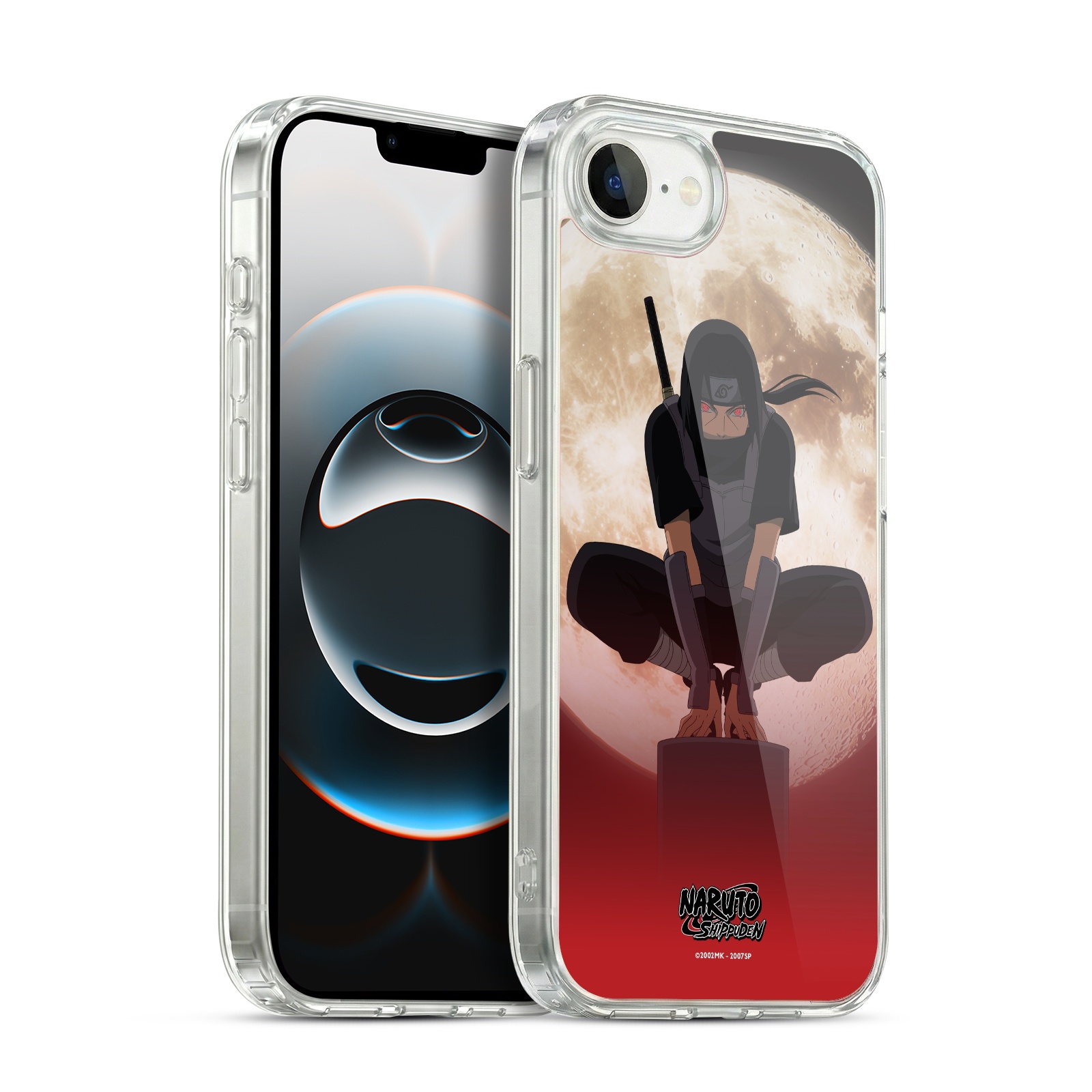 Itachi Uchiha Moon Hybrid MagSafe Case for iPhone SE (4th gen)