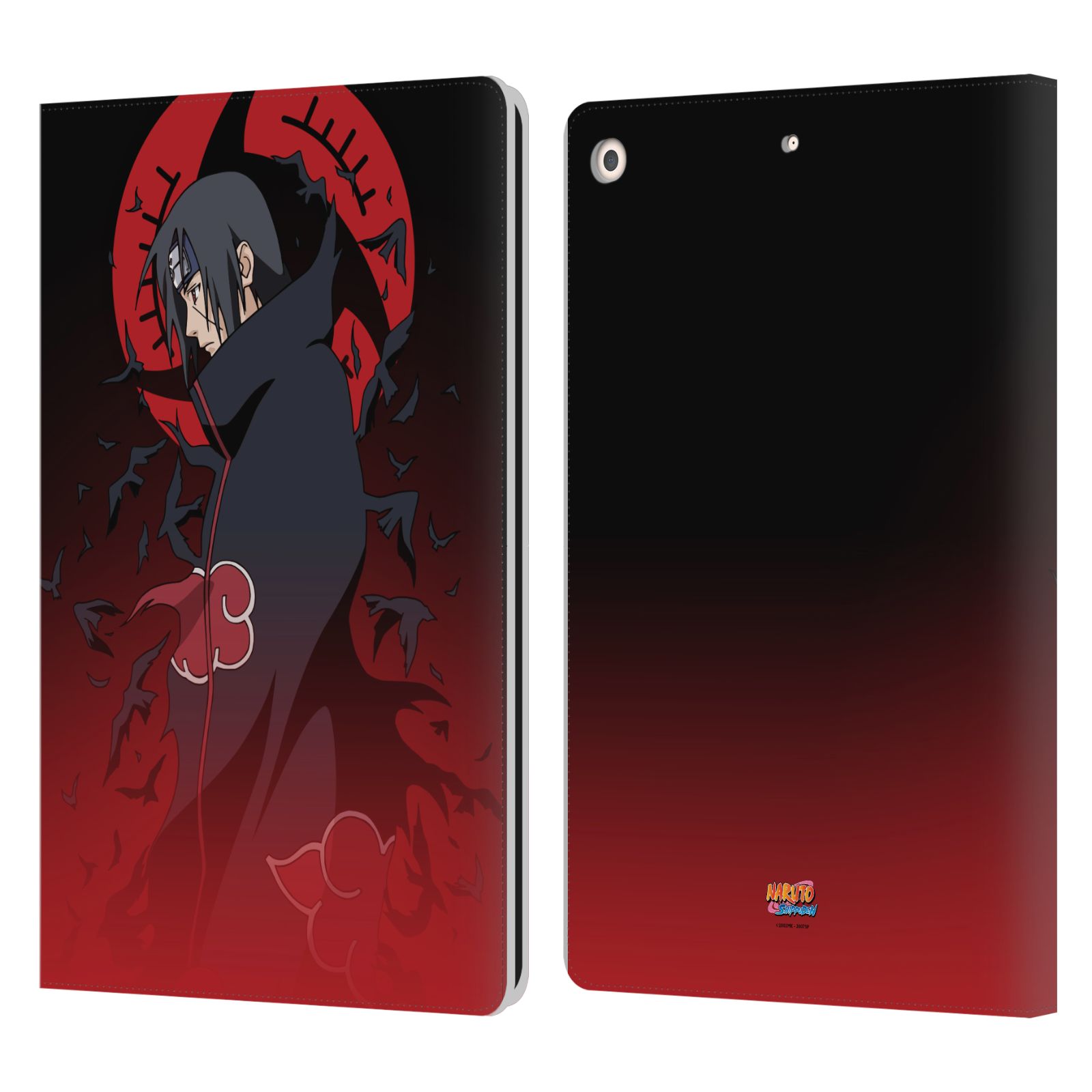 Itachi Crimson Moon Leather Wallet Case for iPad 10.2″