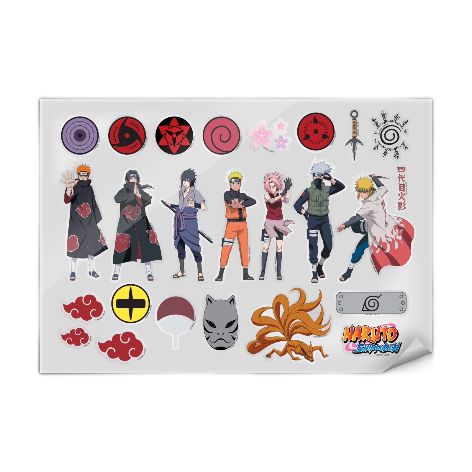 NARUTO SHIPPUDEN GRÁFICOS PEGATINAS Y CALCOMANÍAS DE PIEL PARA LAPTOP SMARTPHONE JUEGOS - Imagen 7 de 7