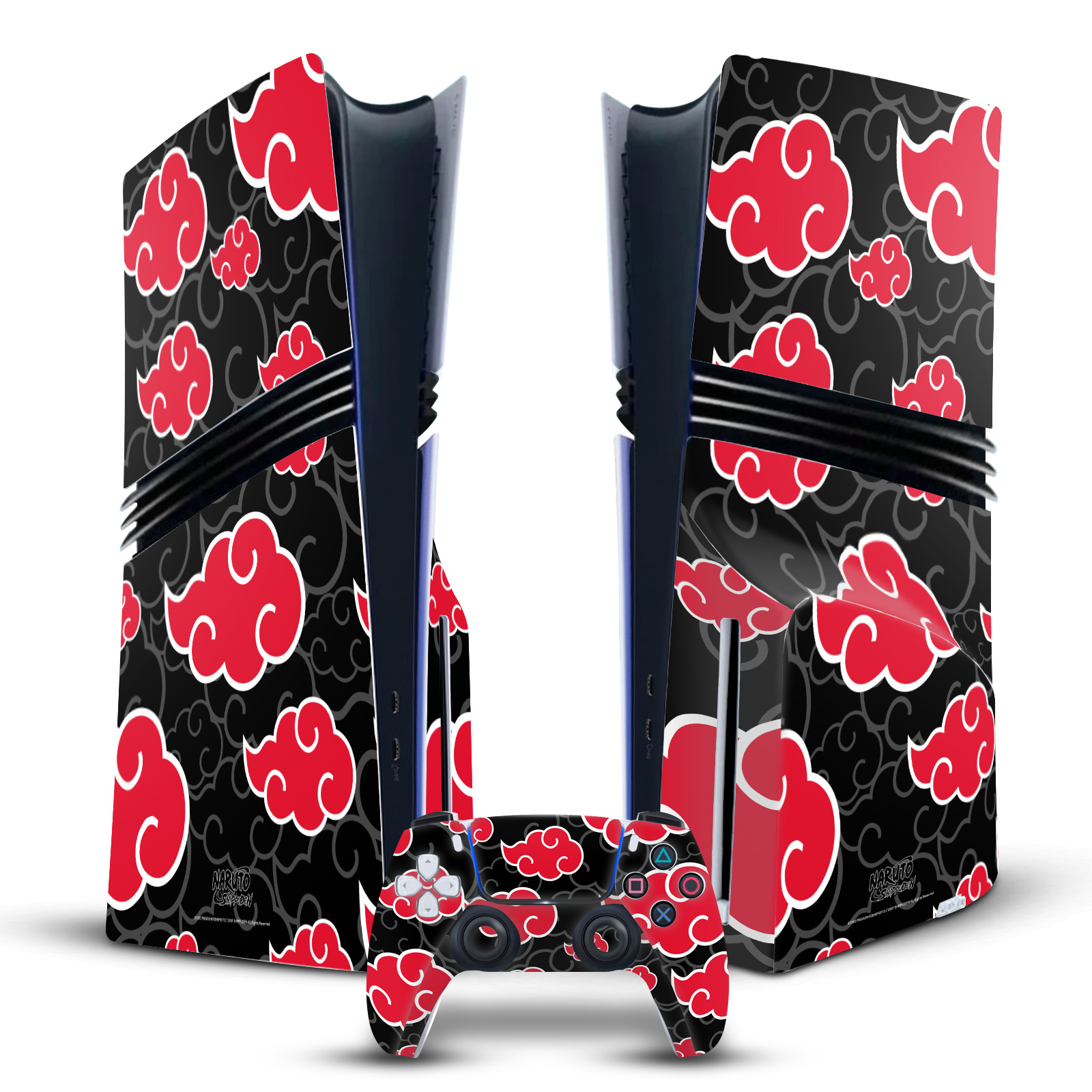 Akatsuki Clouds Gaming Skin for PS5 Pro Console + Controller (Disc)