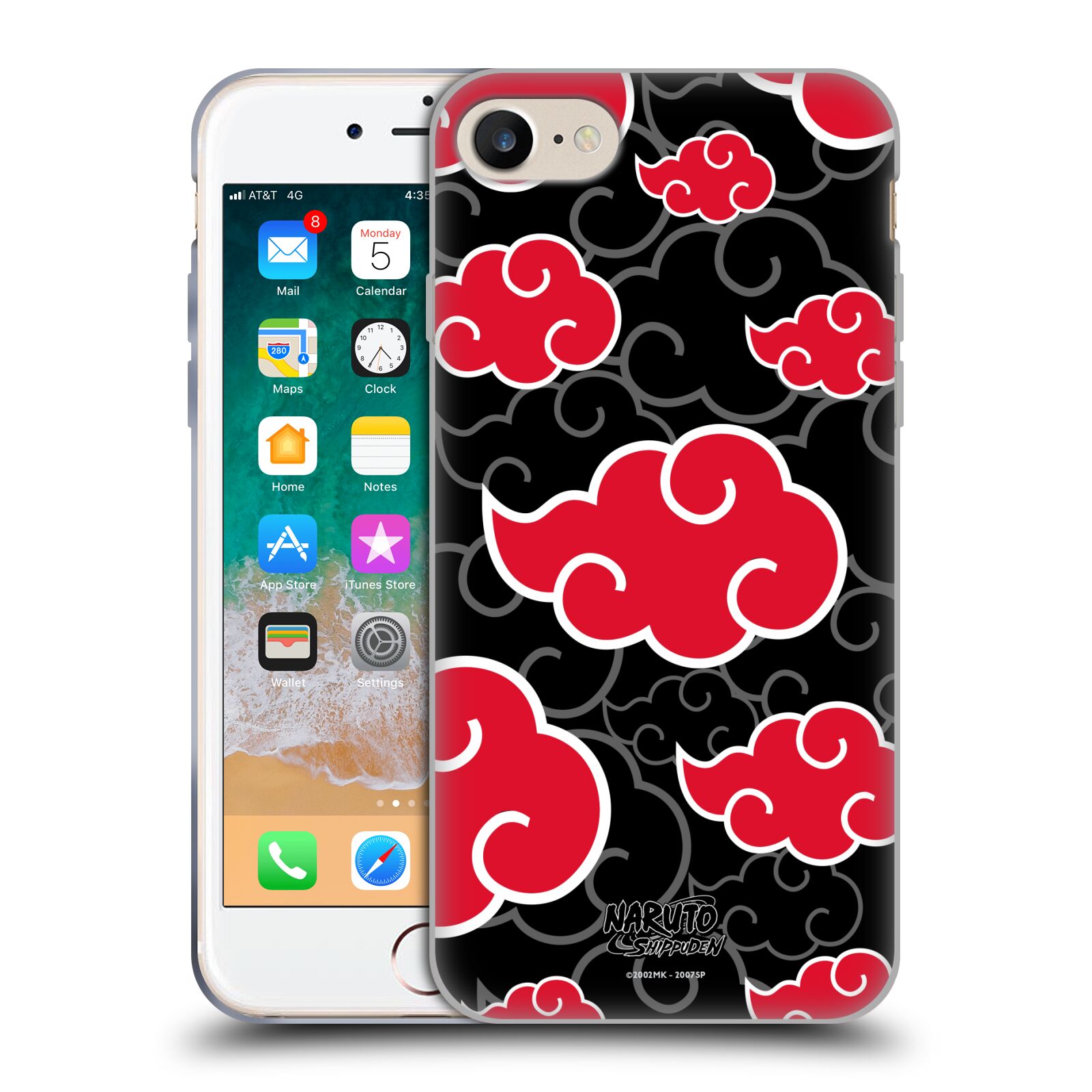 Akatsuki Clouds Hybrid MagSafe Case for iPhone 7 / 8 / SE (2020, 2022)
