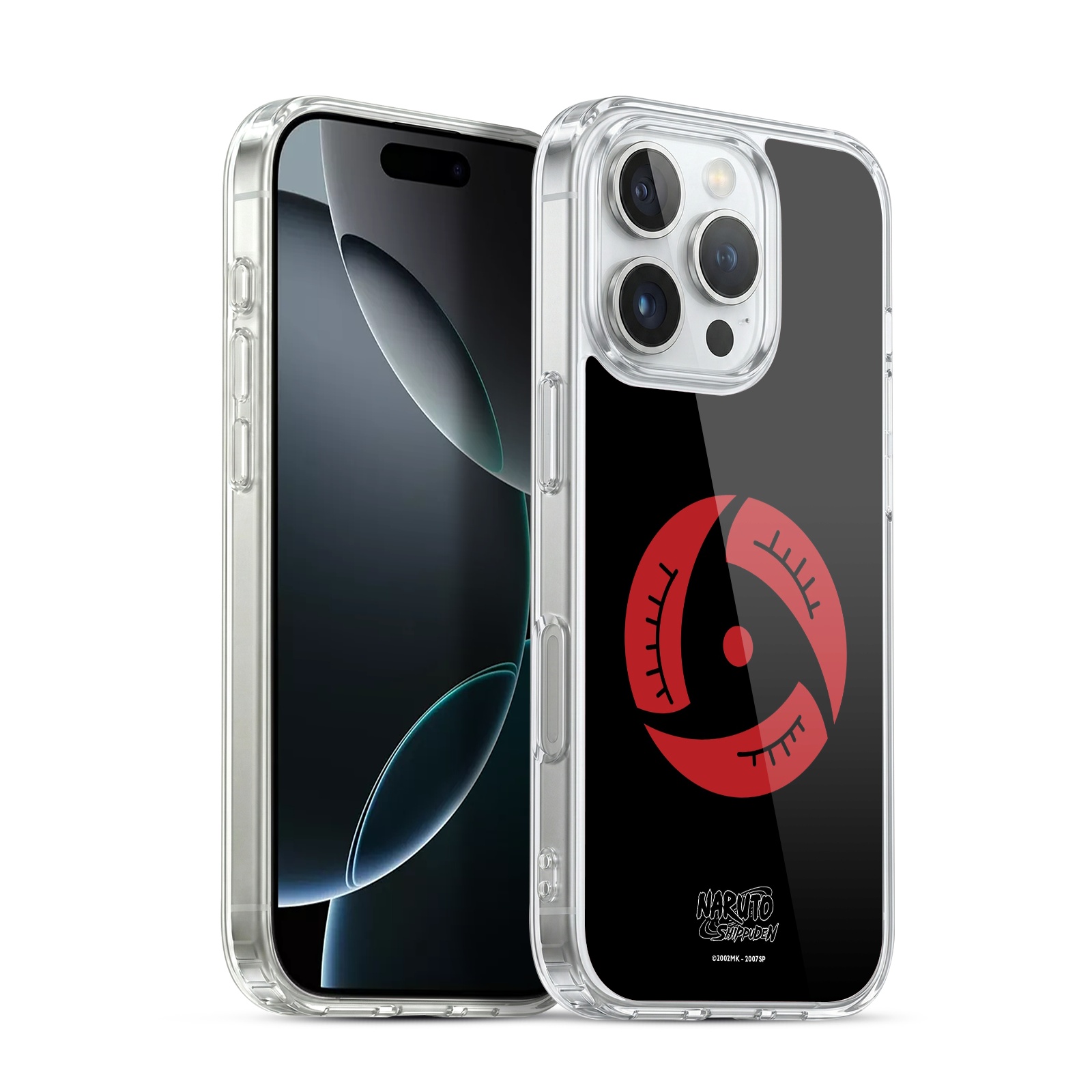 Itachi Mangekyo Sharingan Hybrid MagSafe Case for iPhone 16 Pro