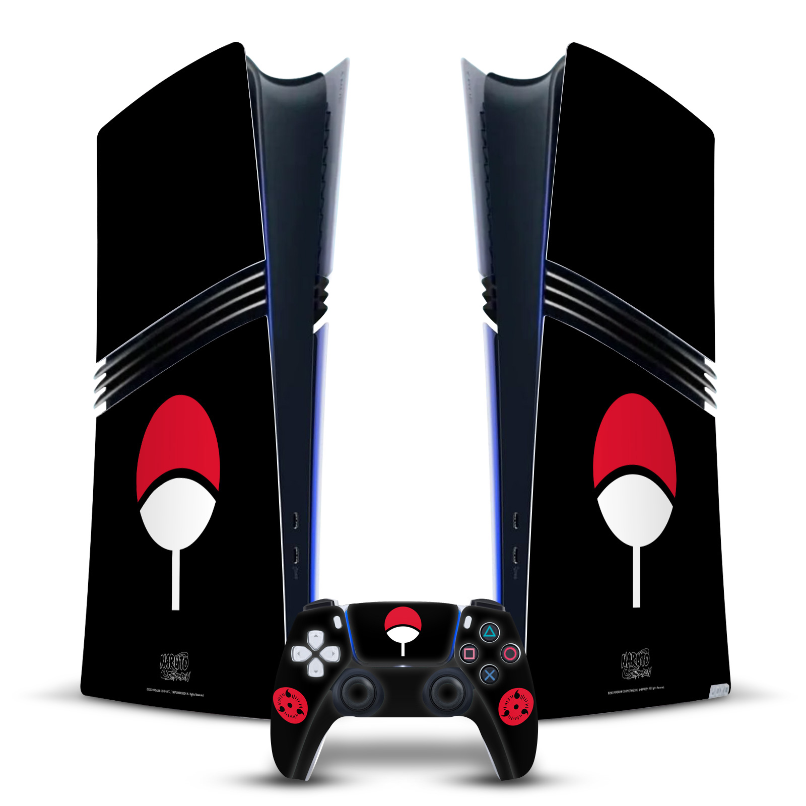 Uchiha Clan Gaming Skin for PS5 Pro Digital Console + Controller