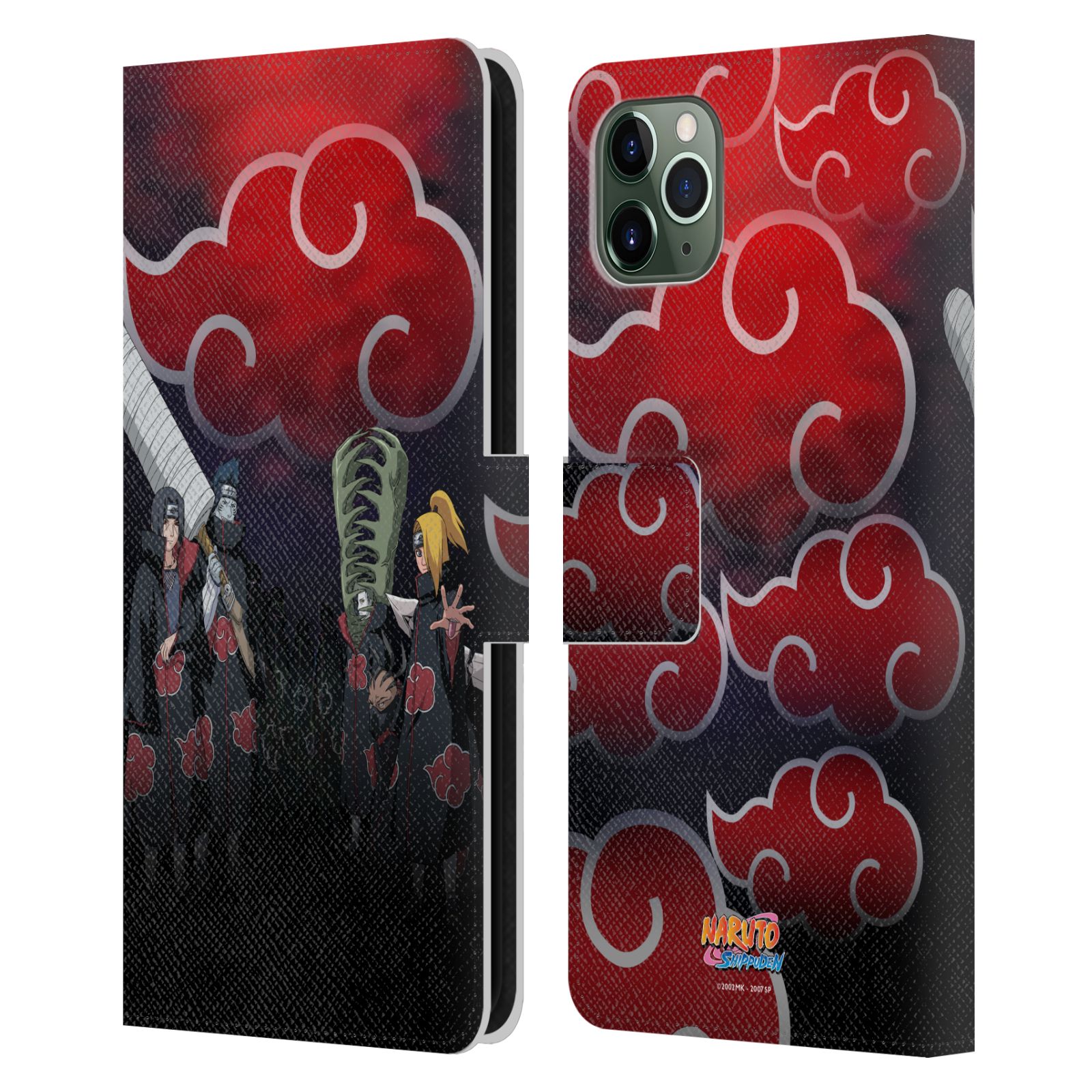 NARUTO SHIPPUDEN KEY ART LEATHER BOOK WALLET CASE COVER FOR APPLE iPHONE PHONES - Picture 7 of 15