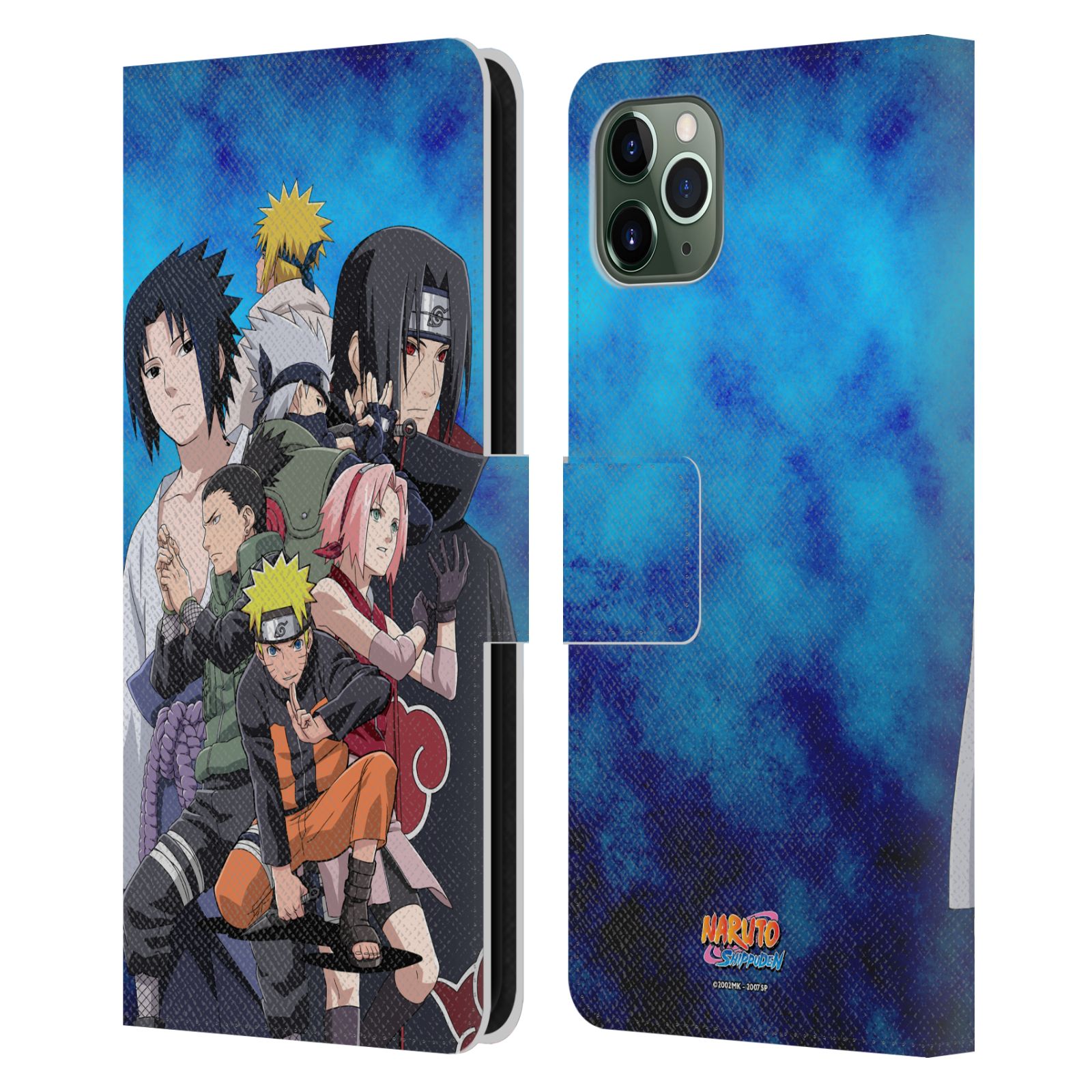 NARUTO SHIPPUDEN KEY ART LEATHER BOOK WALLET CASE COVER FOR APPLE iPHONE PHONES - Picture 9 of 15