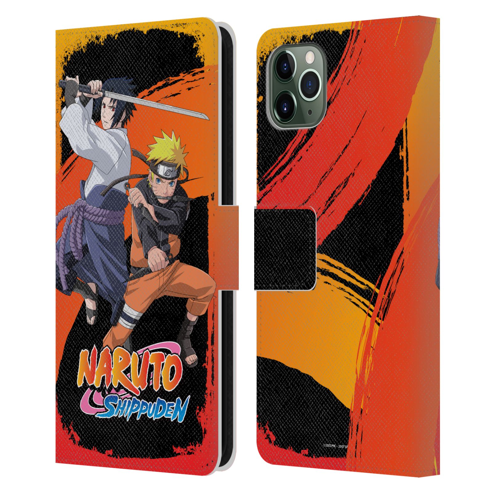 NARUTO SHIPPUDEN KEY ART LEATHER BOOK WALLET CASE COVER FOR APPLE iPHONE PHONES - Picture 11 of 15