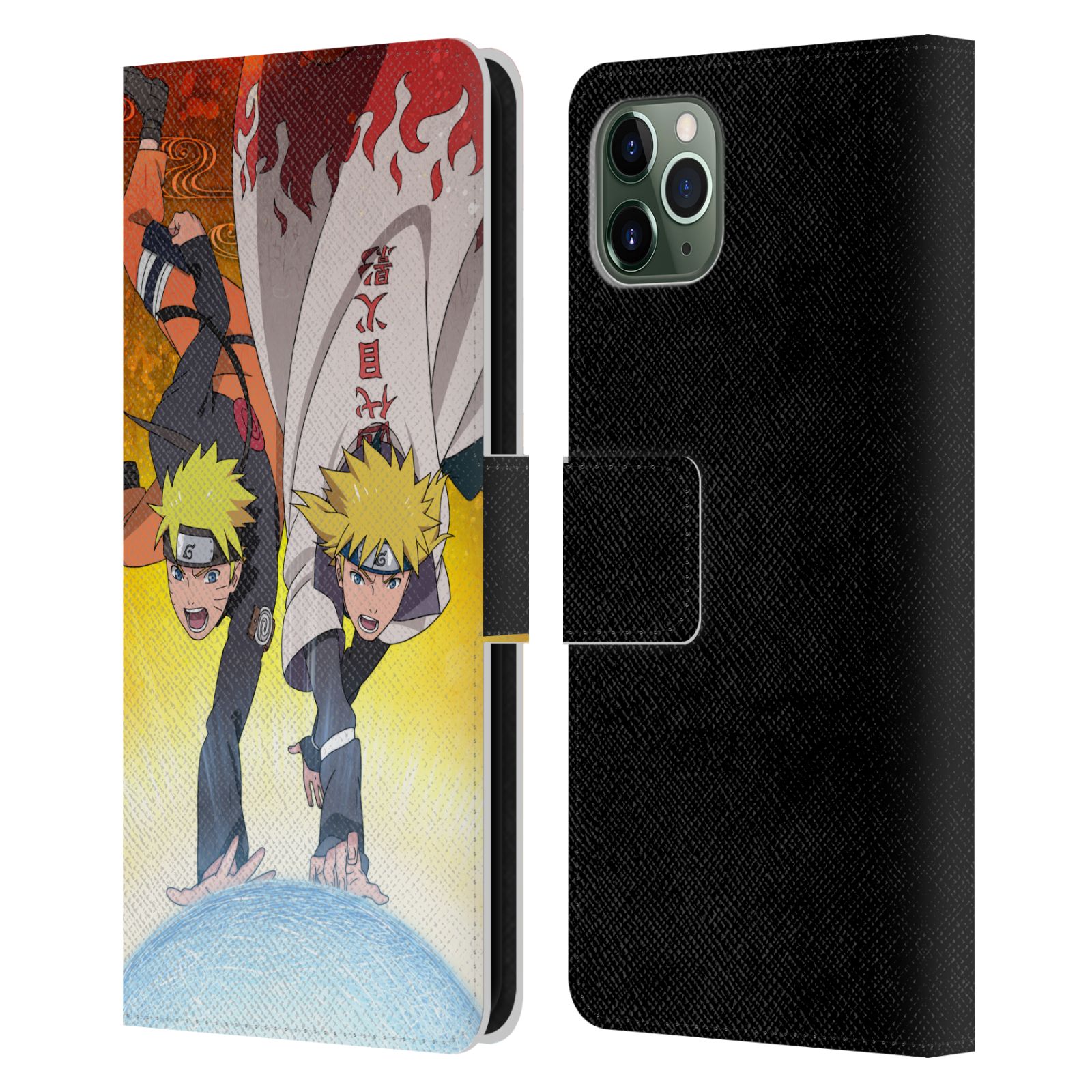 NARUTO SHIPPUDEN KEY ART LEATHER BOOK WALLET CASE COVER FOR APPLE iPHONE PHONES - Picture 10 of 15