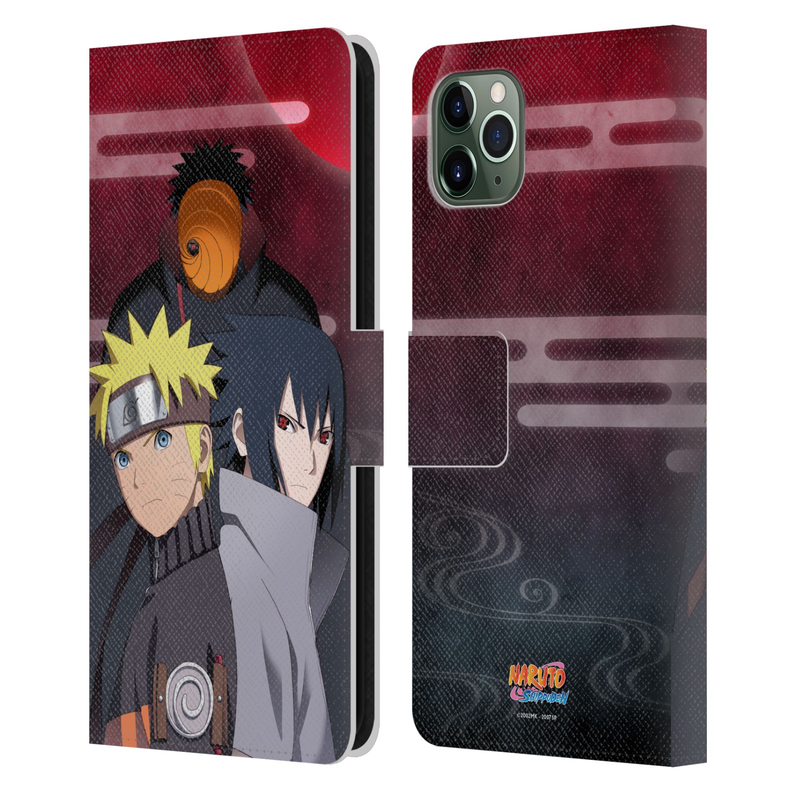NARUTO SHIPPUDEN KEY ART LEATHER BOOK WALLET CASE COVER FOR APPLE iPHONE PHONES - Picture 13 of 15