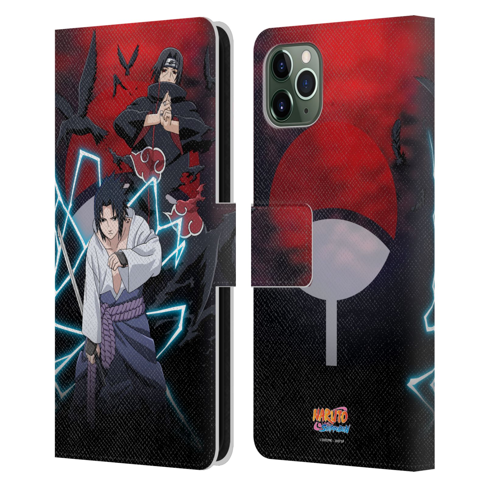 NARUTO SHIPPUDEN KEY ART LEATHER BOOK WALLET CASE COVER FOR APPLE iPHONE PHONES - Picture 14 of 15