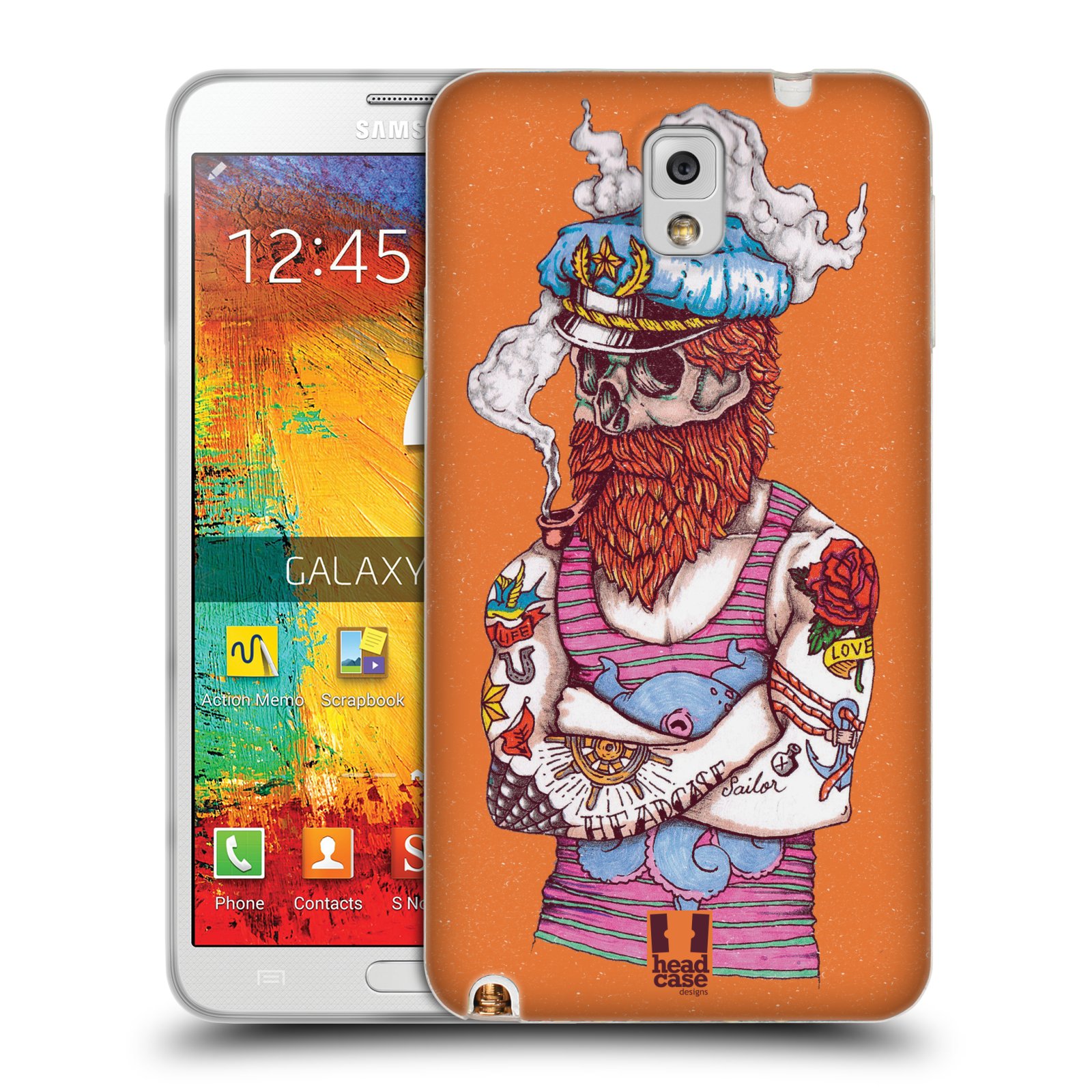 FUNDA HEAD CASE DESIGNS CON DIBUJO DE TATUAJES NÁUTICOS GEL SUAVE PARA TELÉFONOS SAMSUNG 2 - Imagen 8 de 11