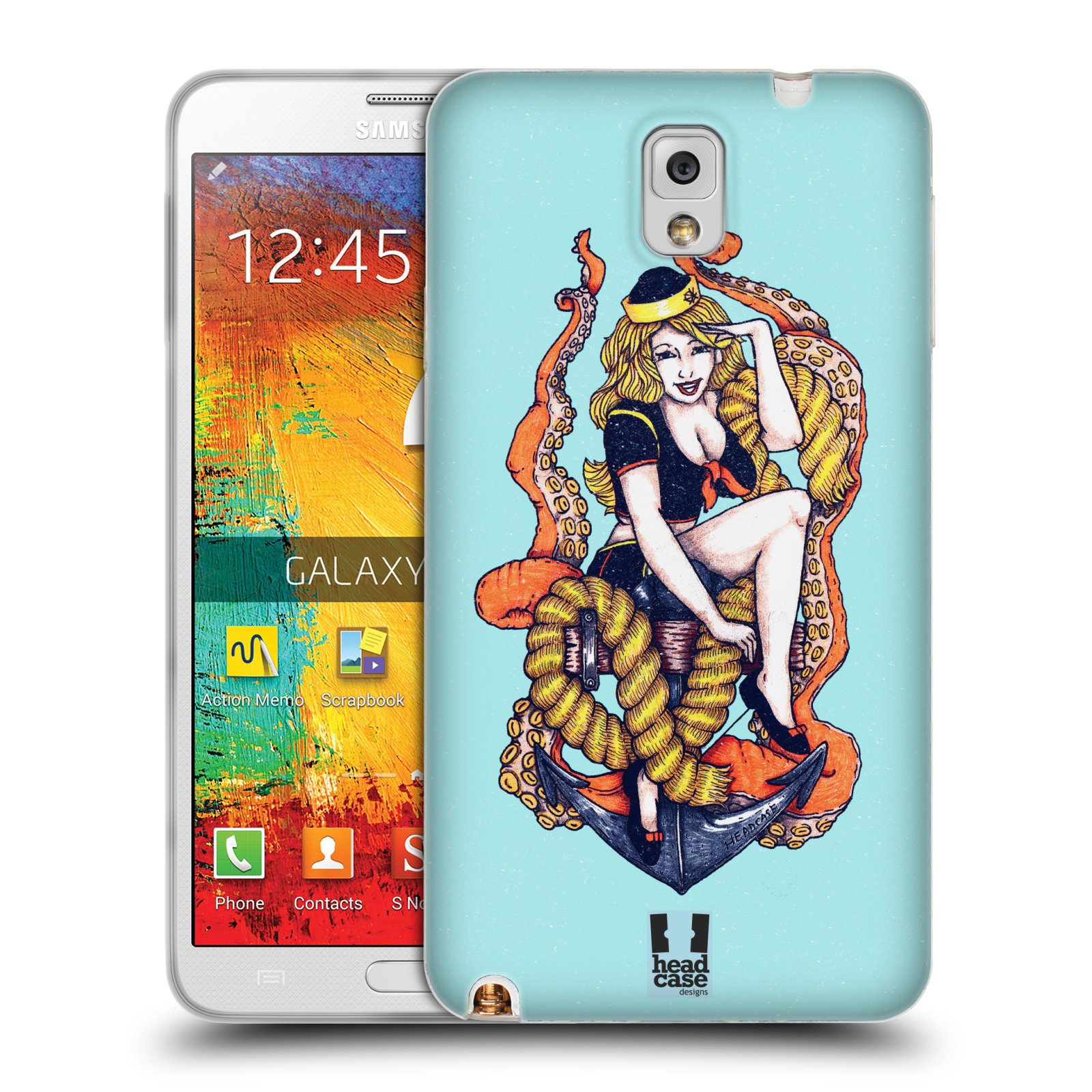 FUNDA HEAD CASE DESIGNS CON DIBUJO DE TATUAJES NÁUTICOS GEL SUAVE PARA TELÉFONOS SAMSUNG 2 - Imagen 9 de 11